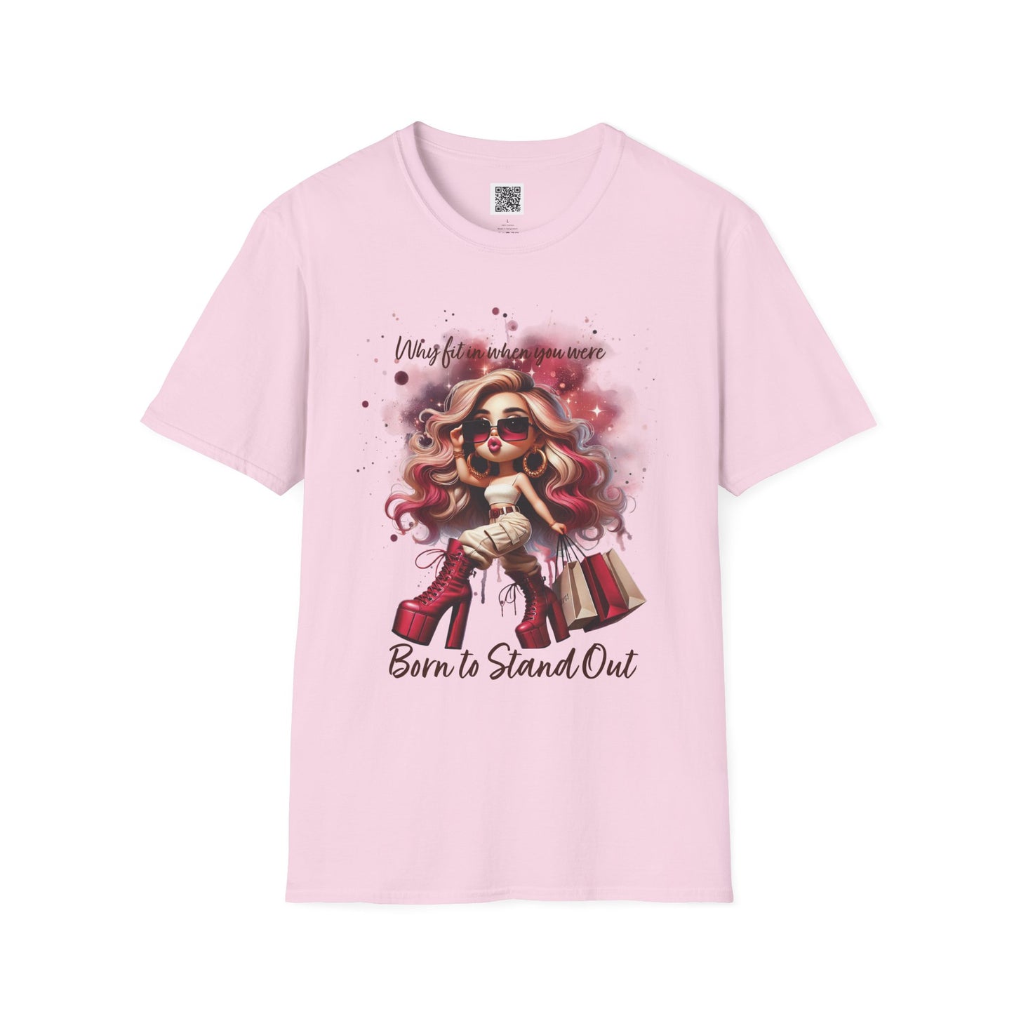 Born to Stand | Out Unisex Softstyle T-Shirt - Fashion Statement Tee