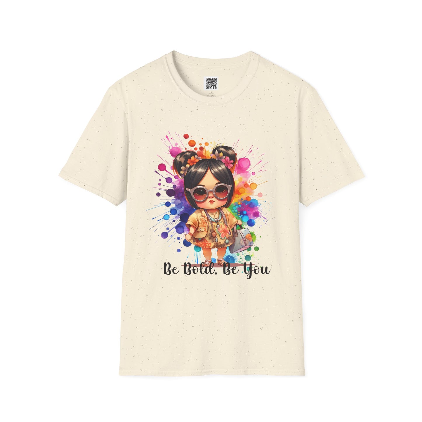 Be Bold, Be You | Unisex Softstyle T-Shirt - Colorful Graphic Tee for Self-Expression