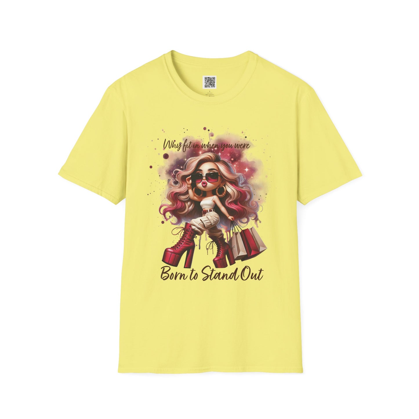 Born to Stand | Out Unisex Softstyle T-Shirt - Fashion Statement Tee