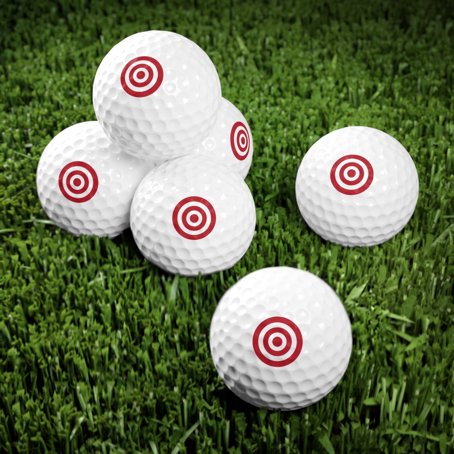 On Target Practice Golf Balls - Set of 6 - Perfect for Golf Lovers