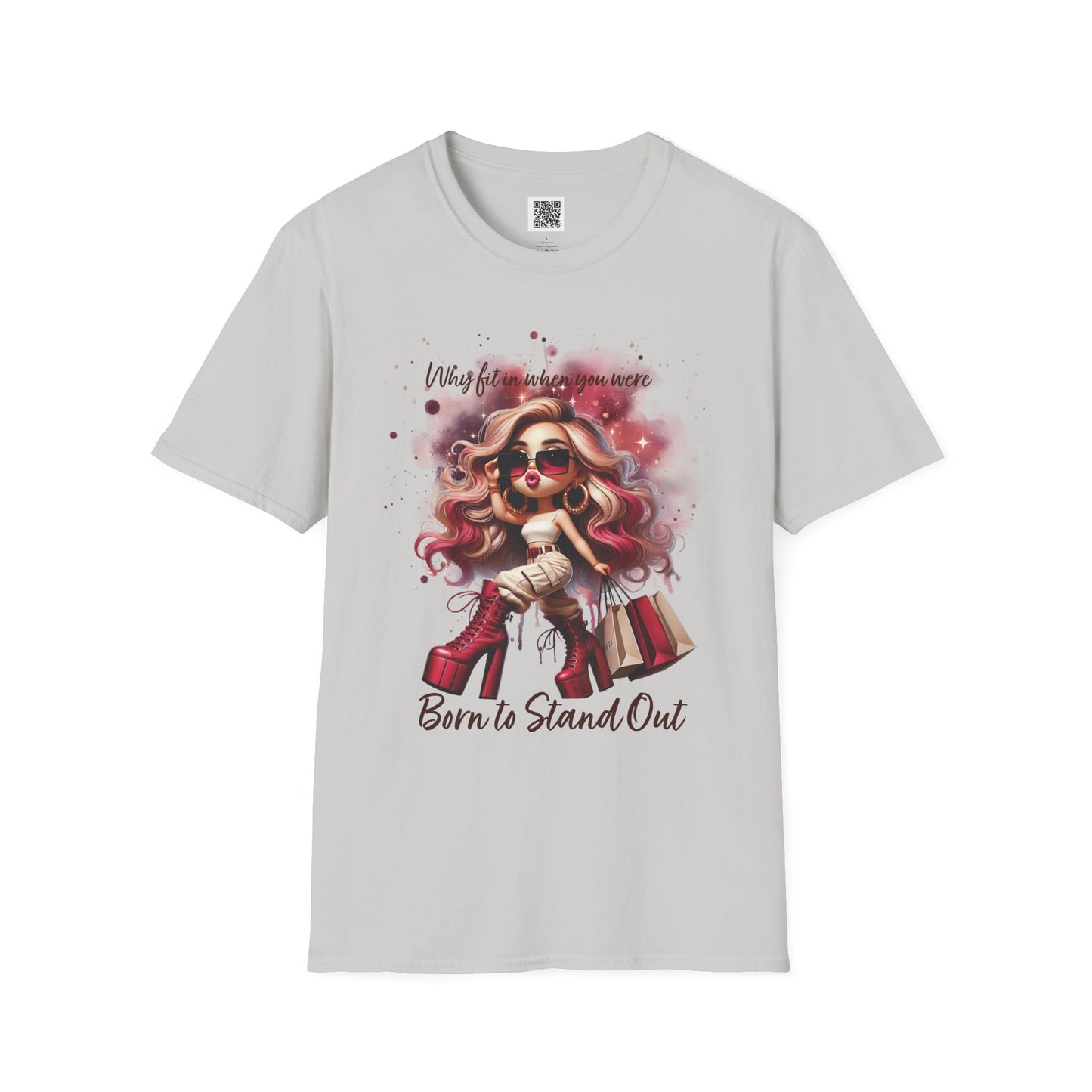 Born to Stand | Out Unisex Softstyle T-Shirt - Fashion Statement Tee