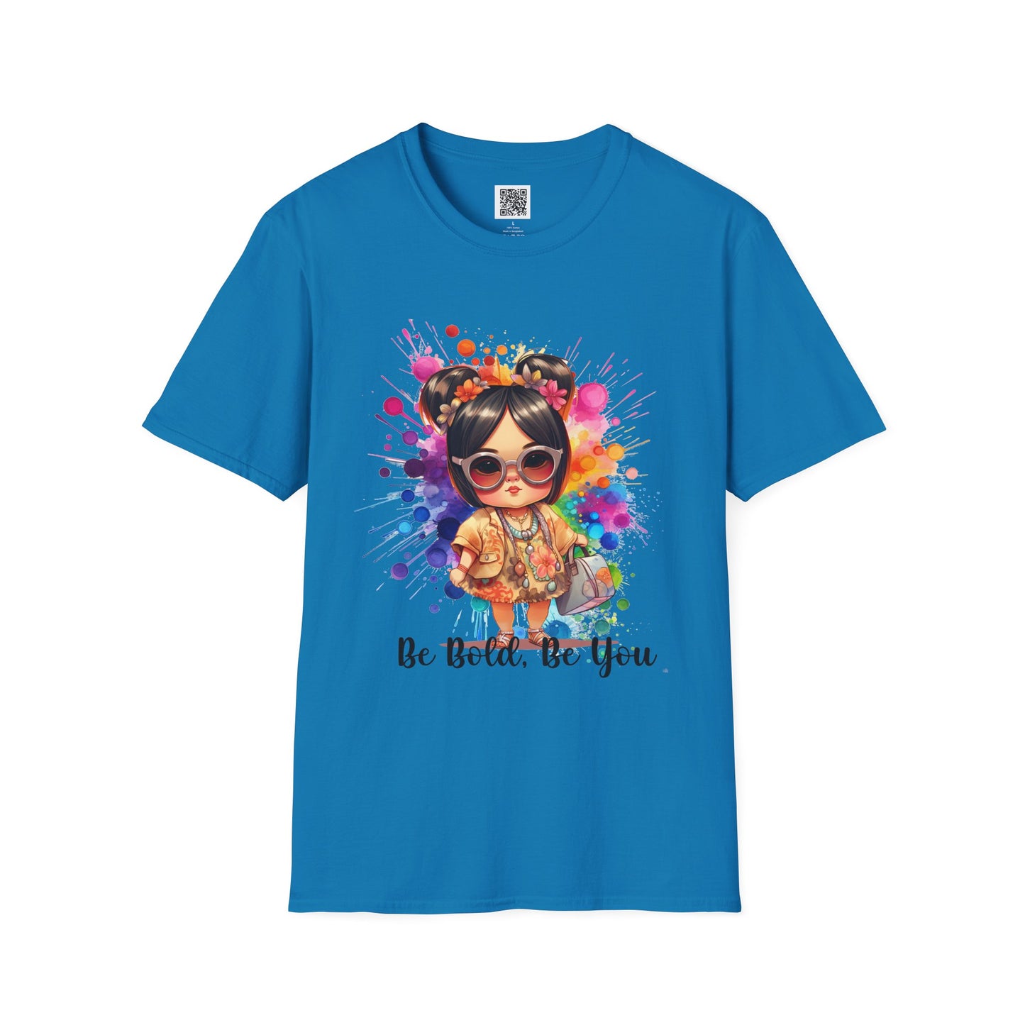 Be Bold, Be You | Unisex Softstyle T-Shirt - Colorful Graphic Tee for Self-Expression