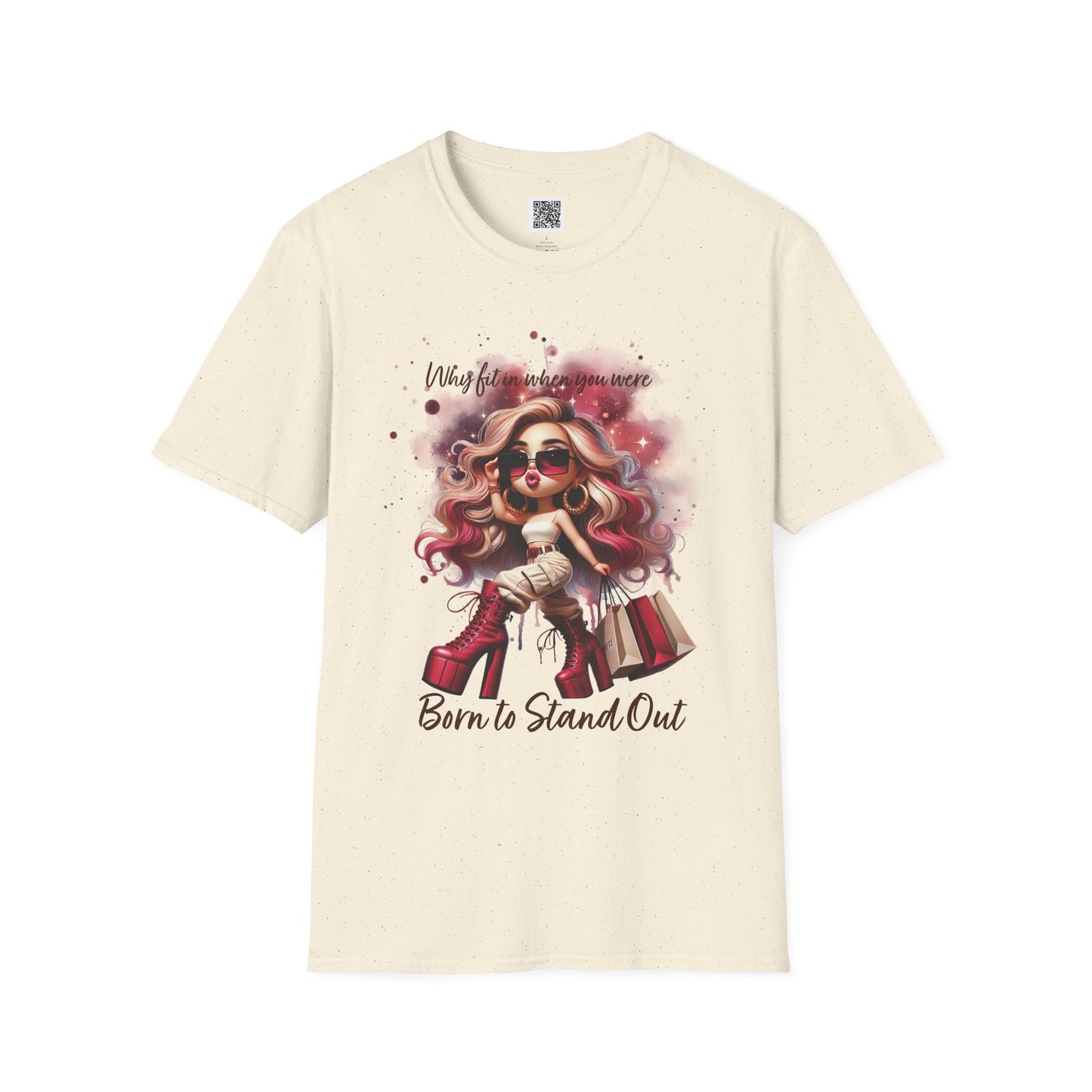 Born to Stand | Out Unisex Softstyle T-Shirt - Fashion Statement Tee