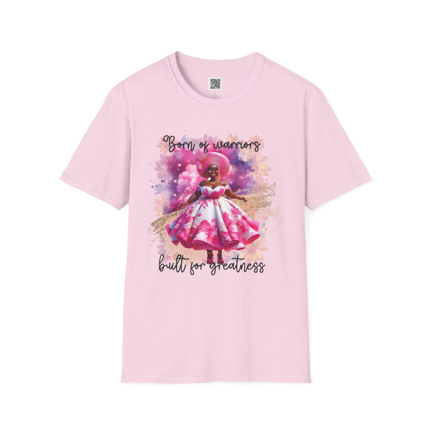 Born of Warriors | Unisex Softstyle T-Shirt - Empowering Design for Greatness