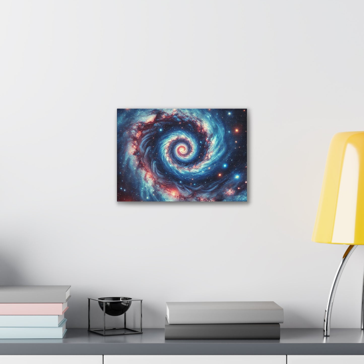 Cosmic Swirl Canvas Art - Galaxy Wall Decor for Space Lovers