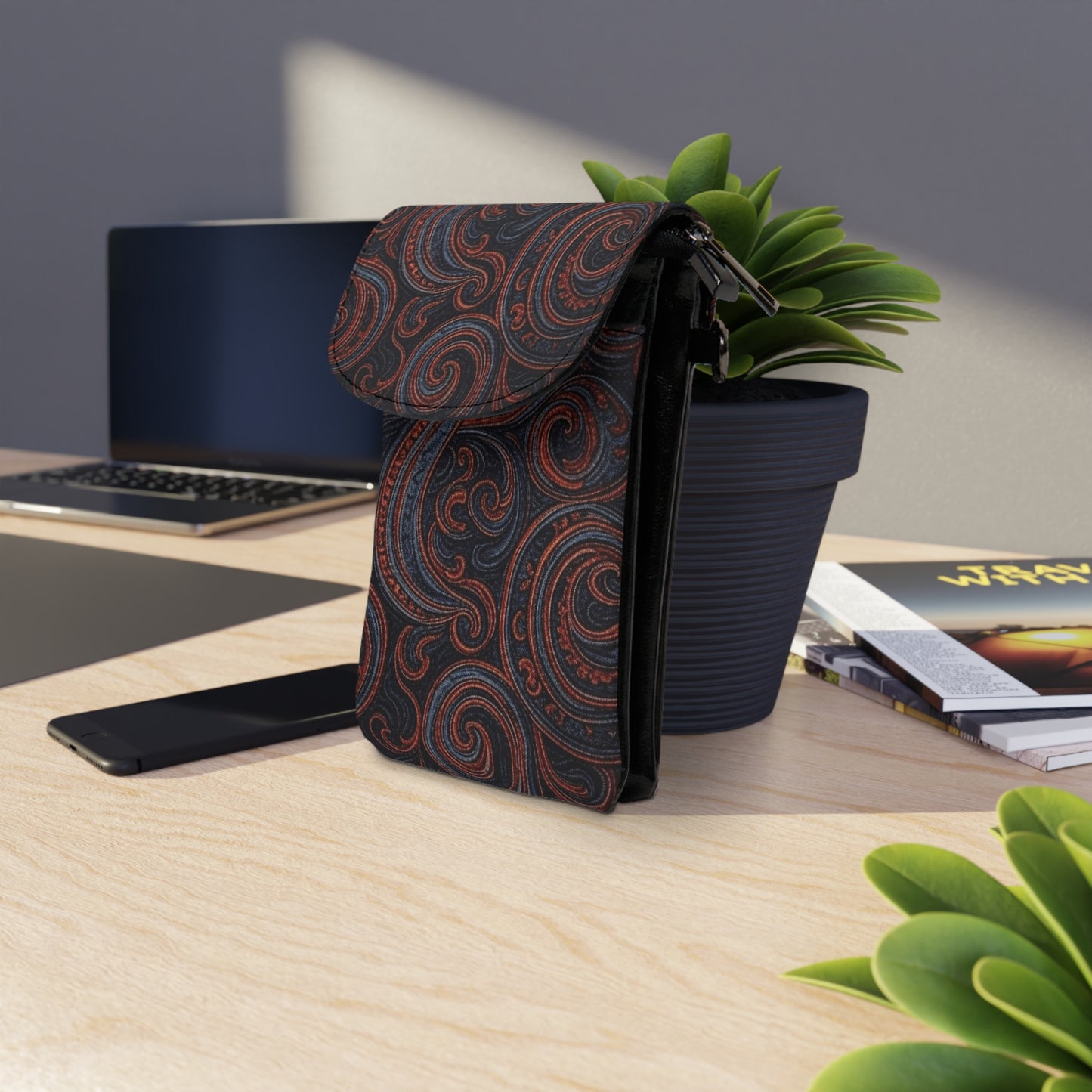 Stylish Small Cell Phone Wallet with Adjustable Strap - Ideal for Travel and Everyday Use