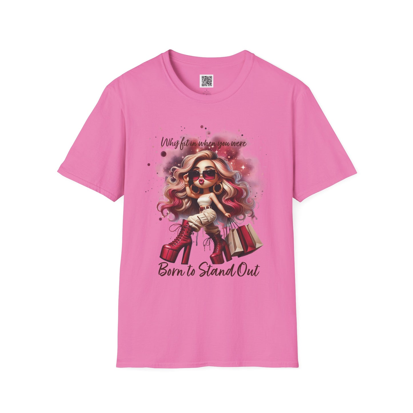 Born to Stand | Out Unisex Softstyle T-Shirt - Fashion Statement Tee