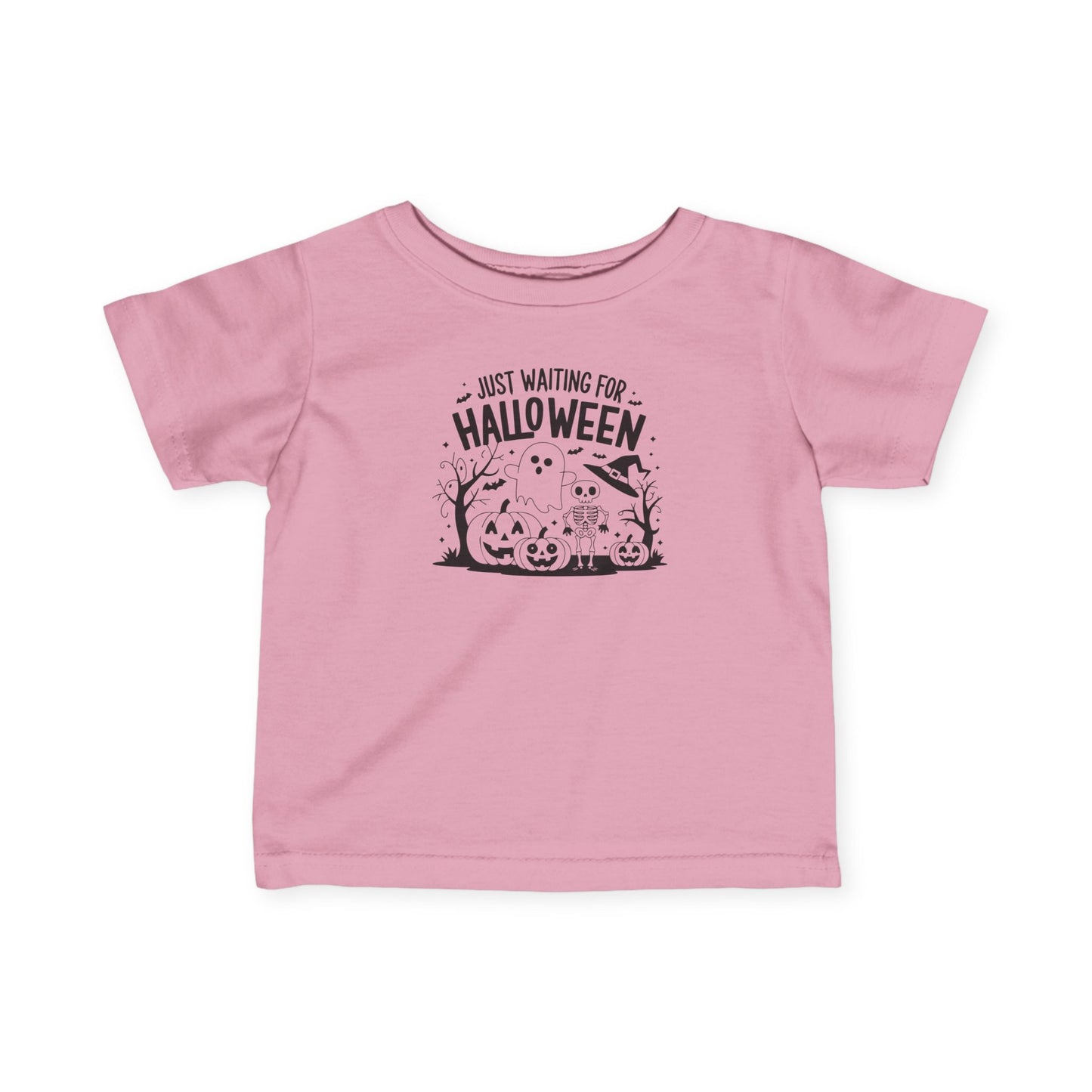 Just Waiting for Halloween - Infant Fine Jersey Tee - Design