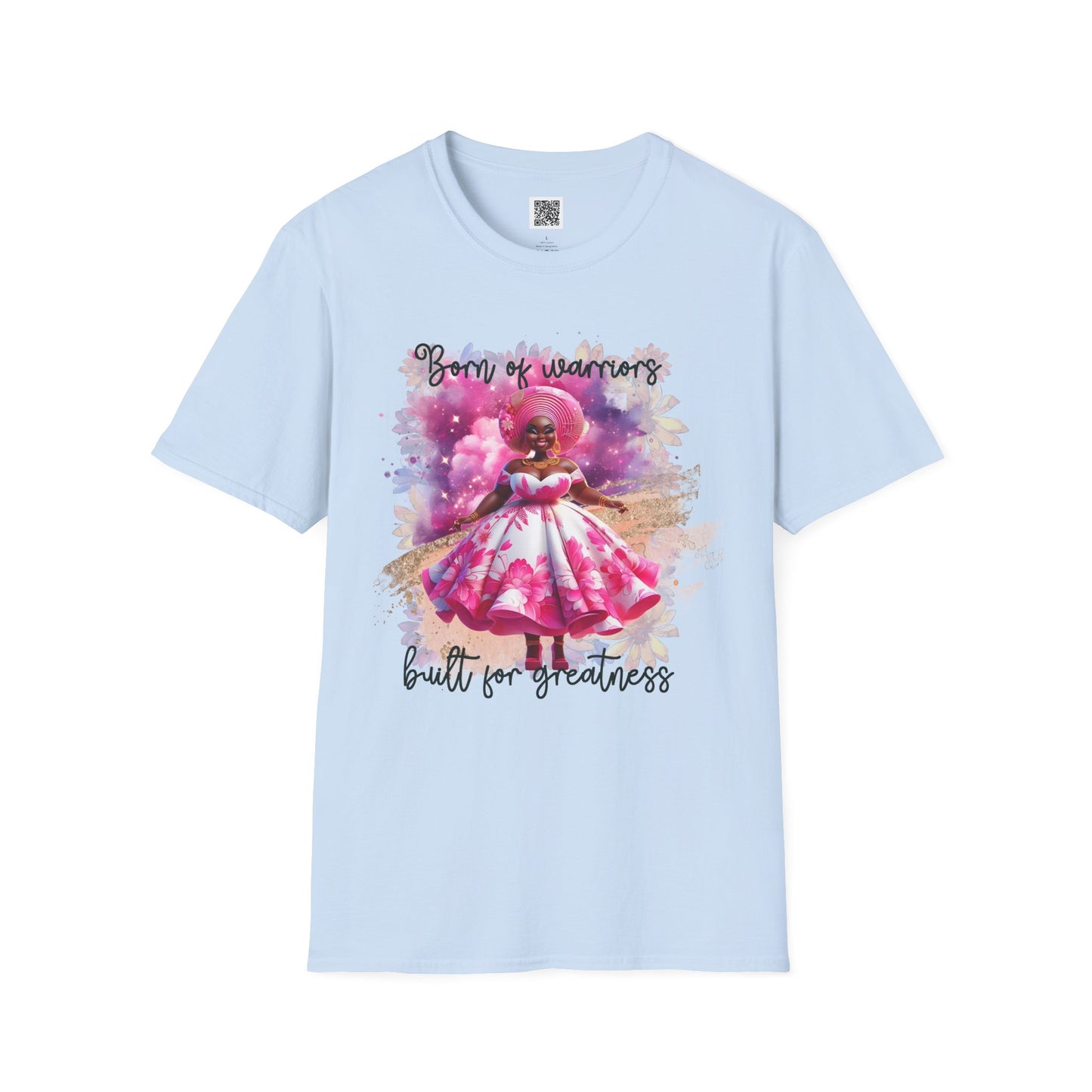 Born of Warriors | Unisex Softstyle T-Shirt - Empowering Design for Greatness