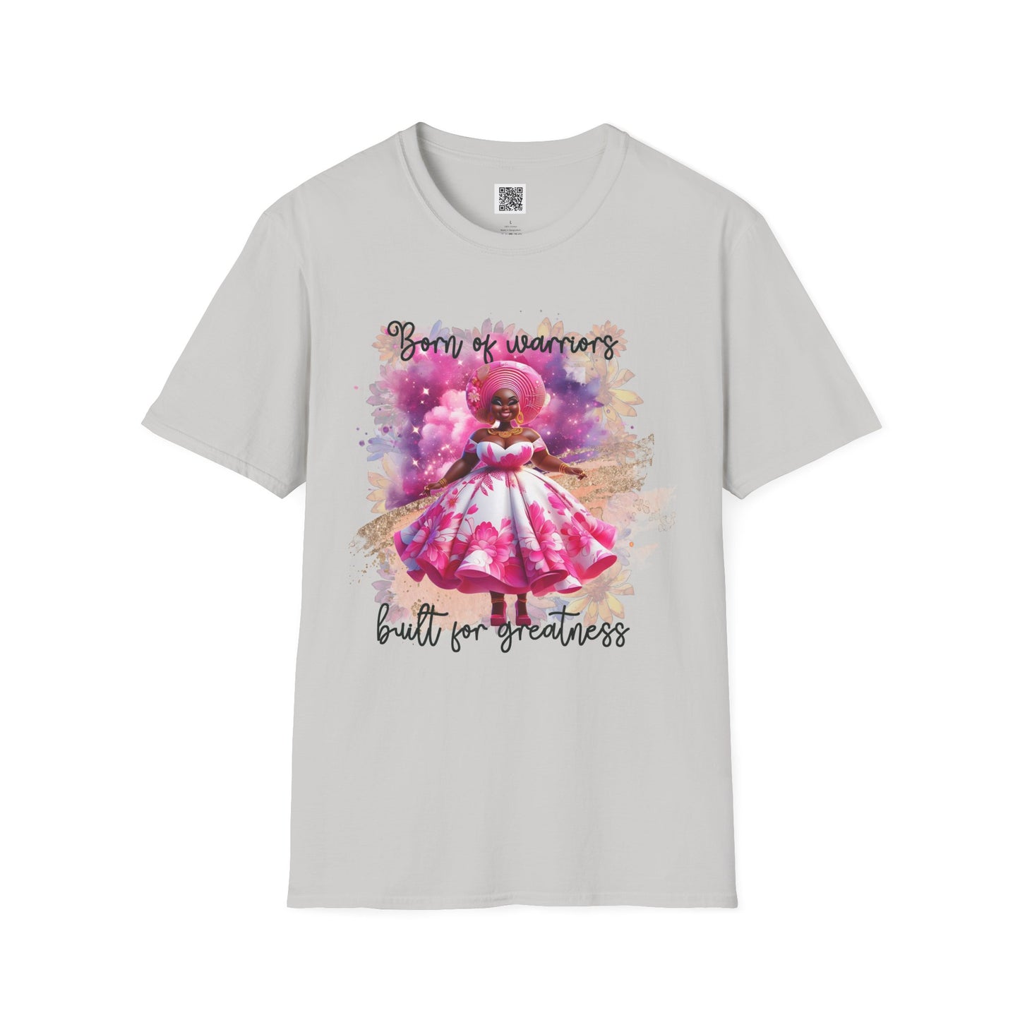Born of Warriors | Unisex Softstyle T-Shirt - Empowering Design for Greatness