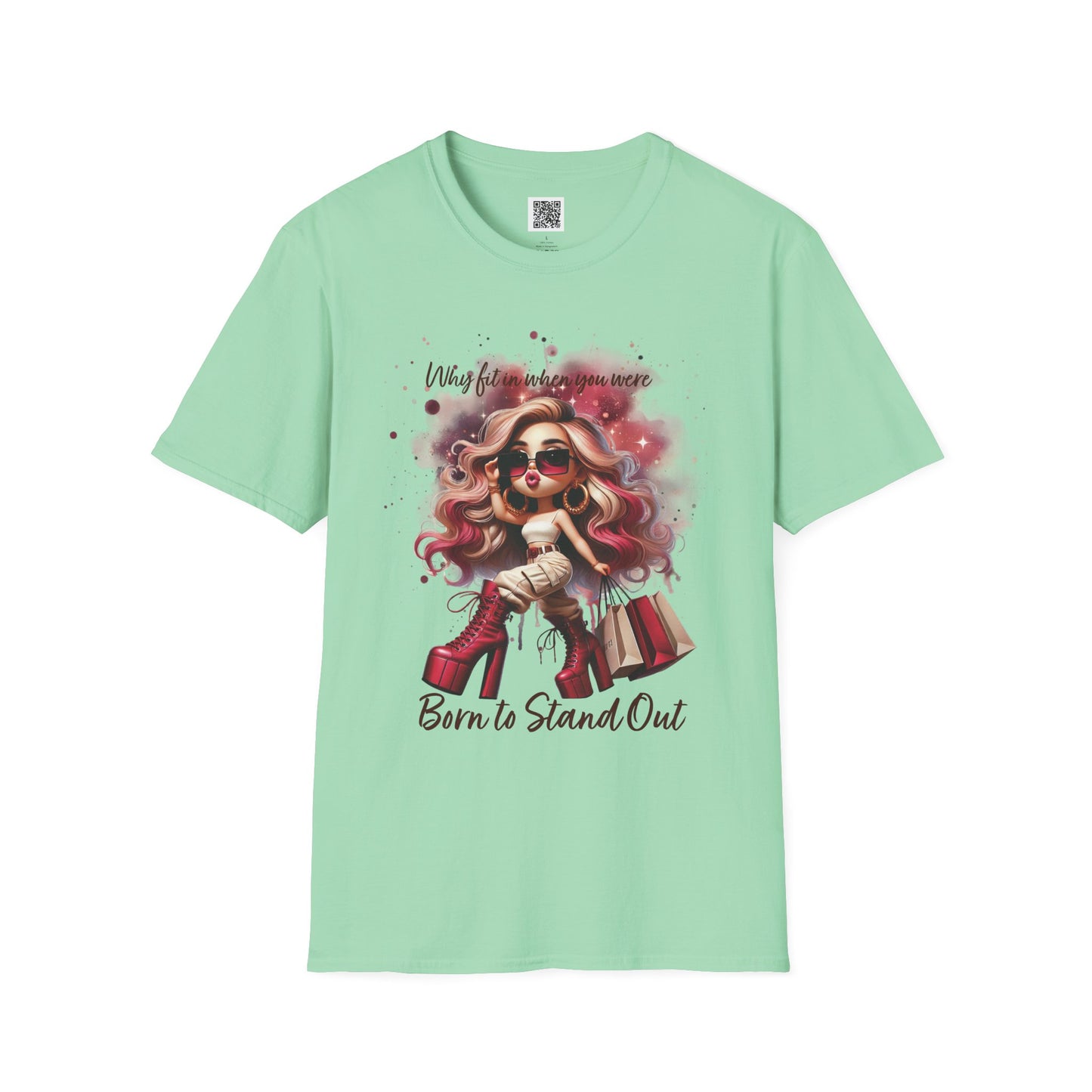 Born to Stand | Out Unisex Softstyle T-Shirt - Fashion Statement Tee