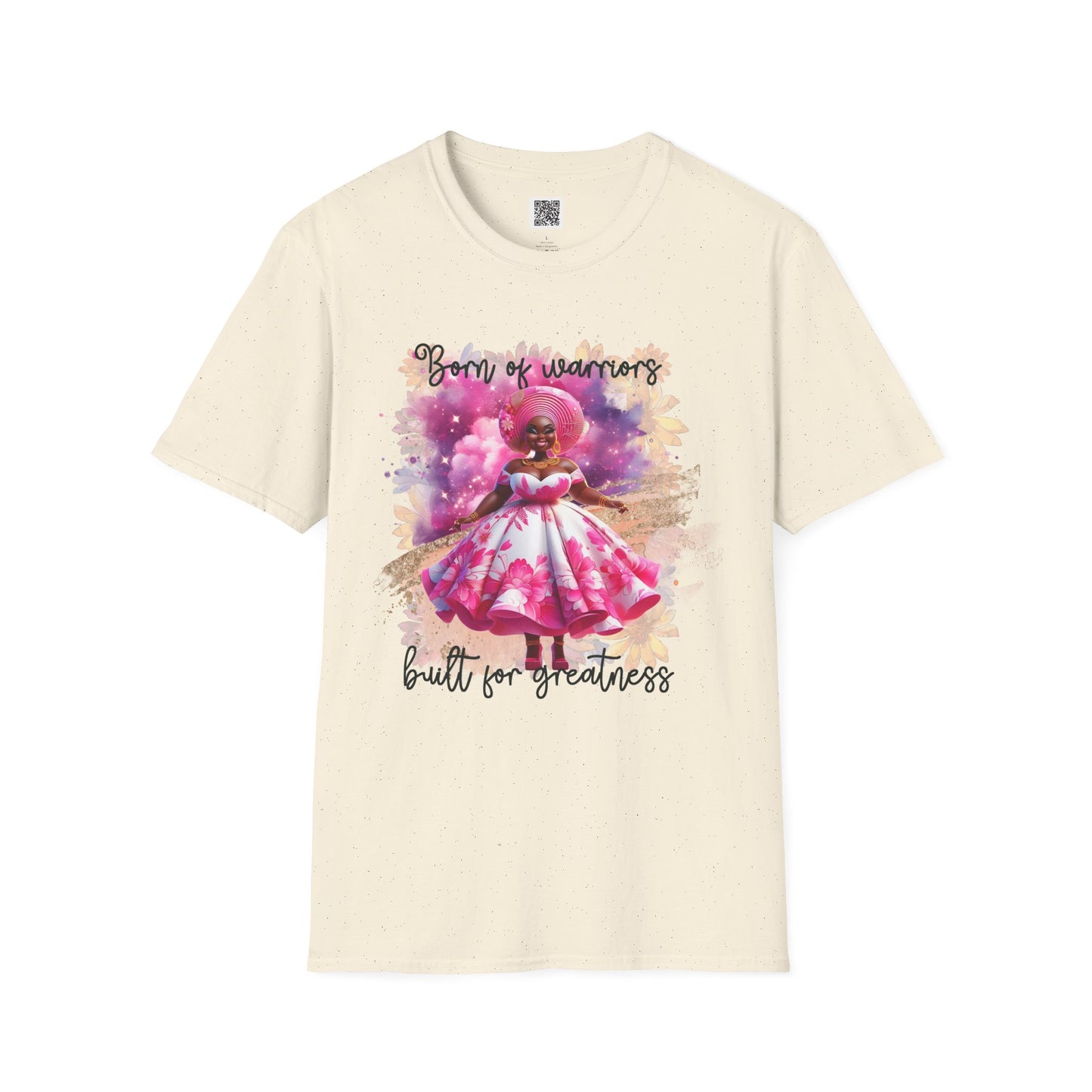 Born of Warriors | Unisex Softstyle T-Shirt - Empowering Design for Greatness
