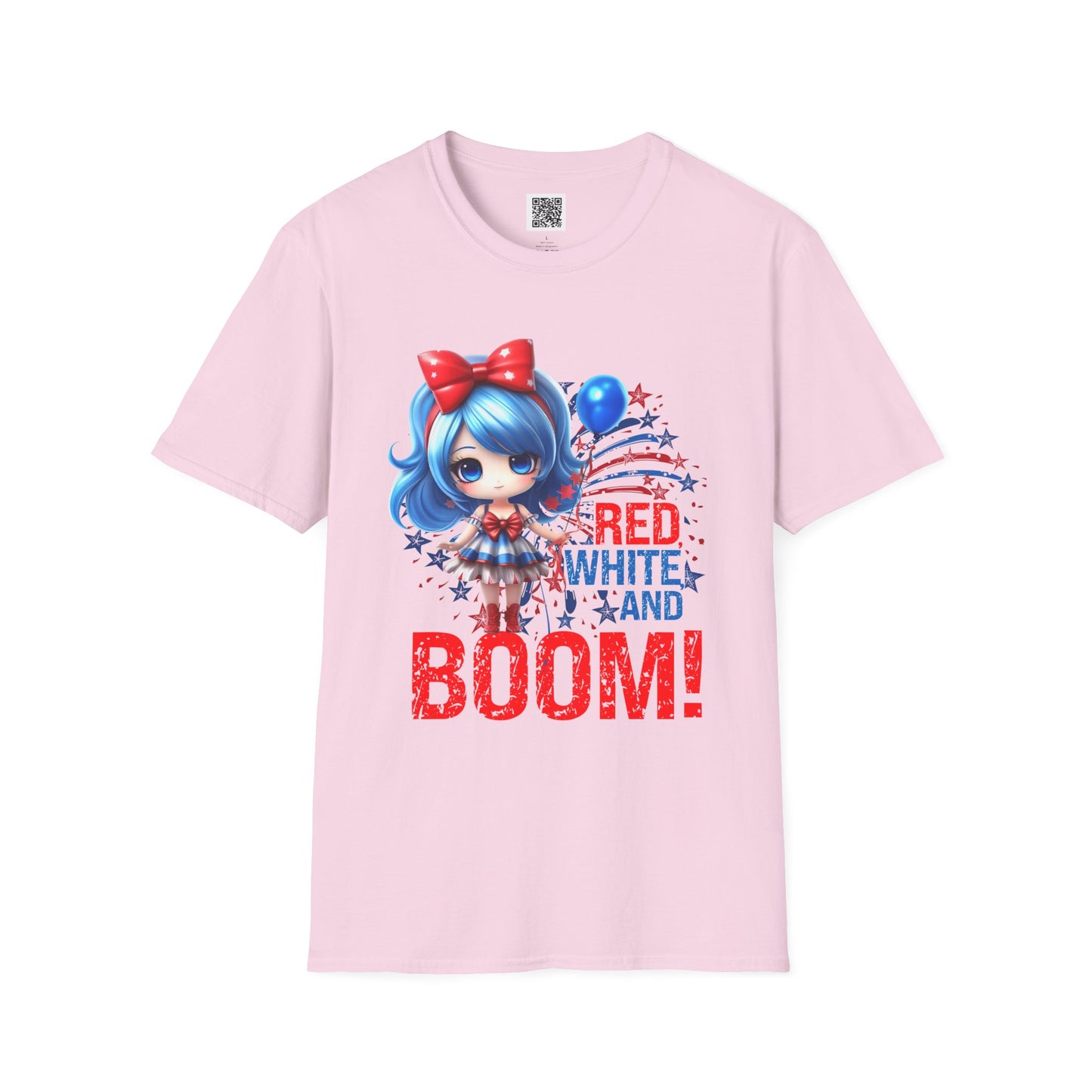 Red, White, and Boom Design for Patriotic Celebrations | Unisex T-Shirt