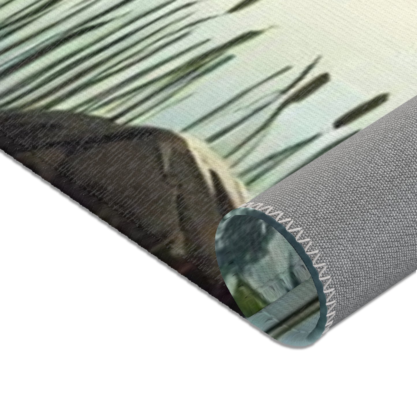 Scenic Nature Area Rug – Serene Landscape Design for Home Décor