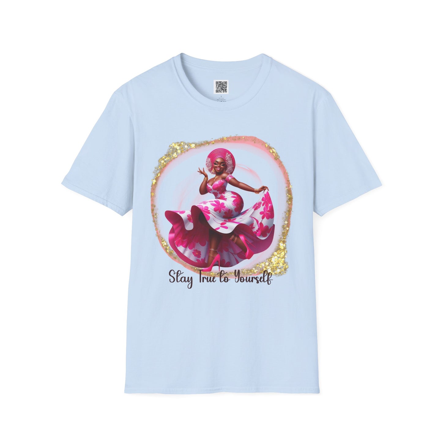 Stay True to Yourself African Beauty | Unisex Softstyle T-Shirt - Inspirational Fashion Tee