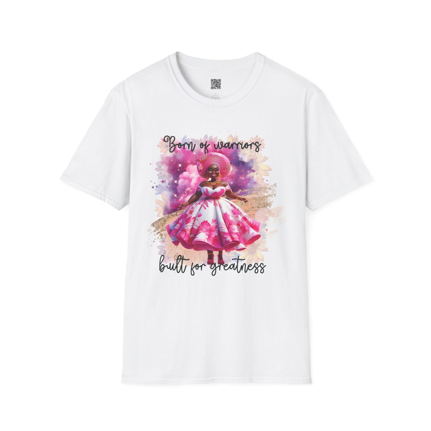 Born of Warriors | Unisex Softstyle T-Shirt - Empowering Design for Greatness