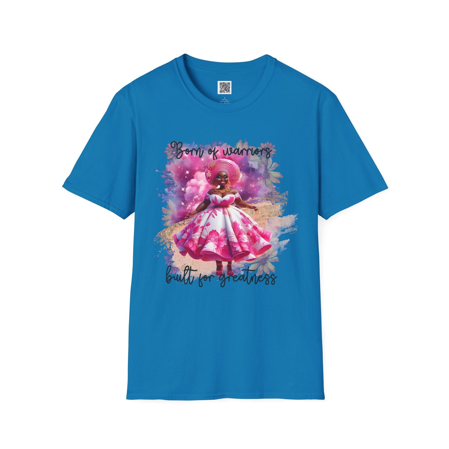 Born of Warriors | Unisex Softstyle T-Shirt - Empowering Design for Greatness