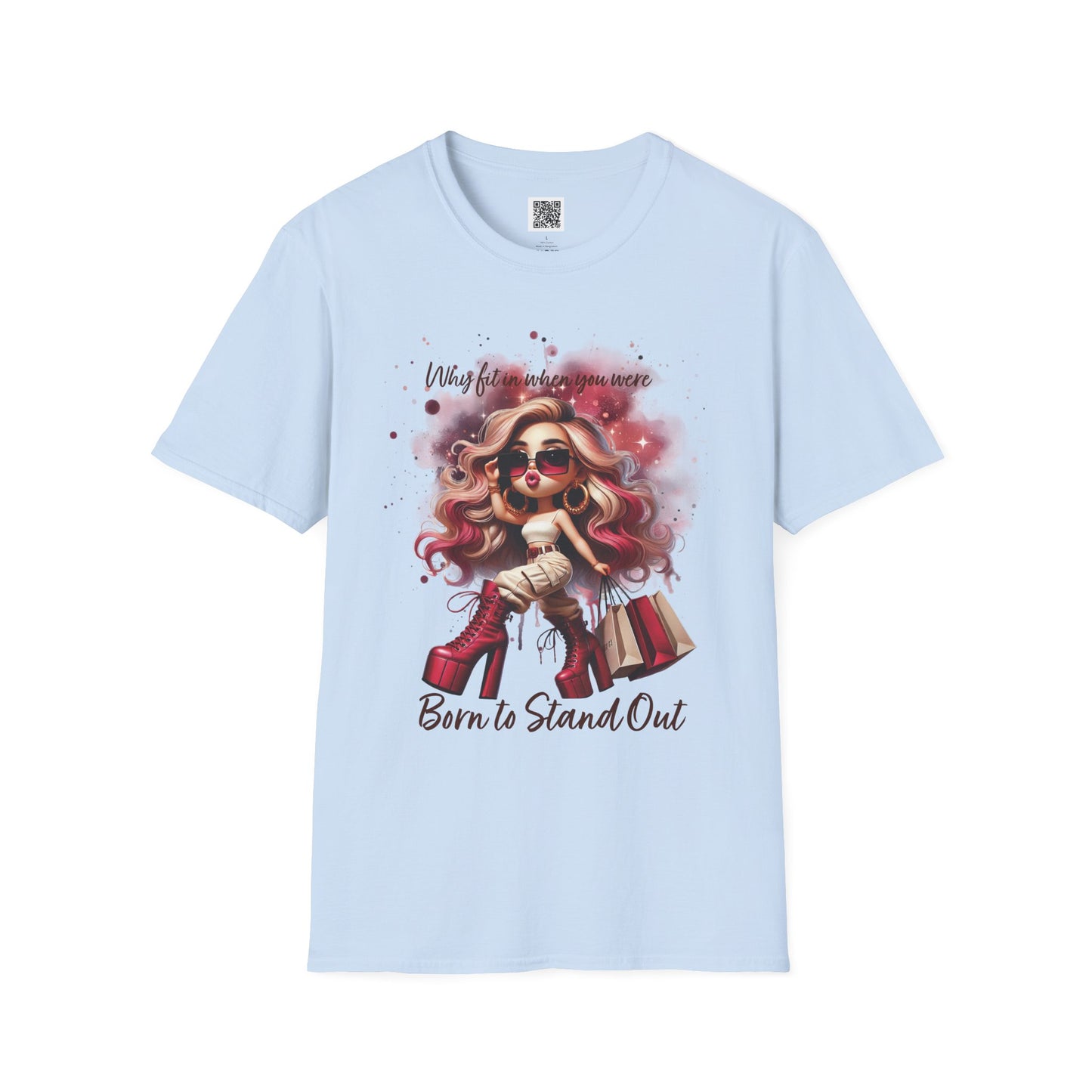 Born to Stand | Out Unisex Softstyle T-Shirt - Fashion Statement Tee