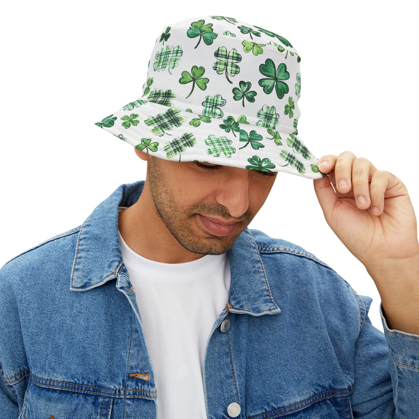 St. Patrick's Day Clover Bucket Hat - Perfect for Celebrations & Outdoor Fun