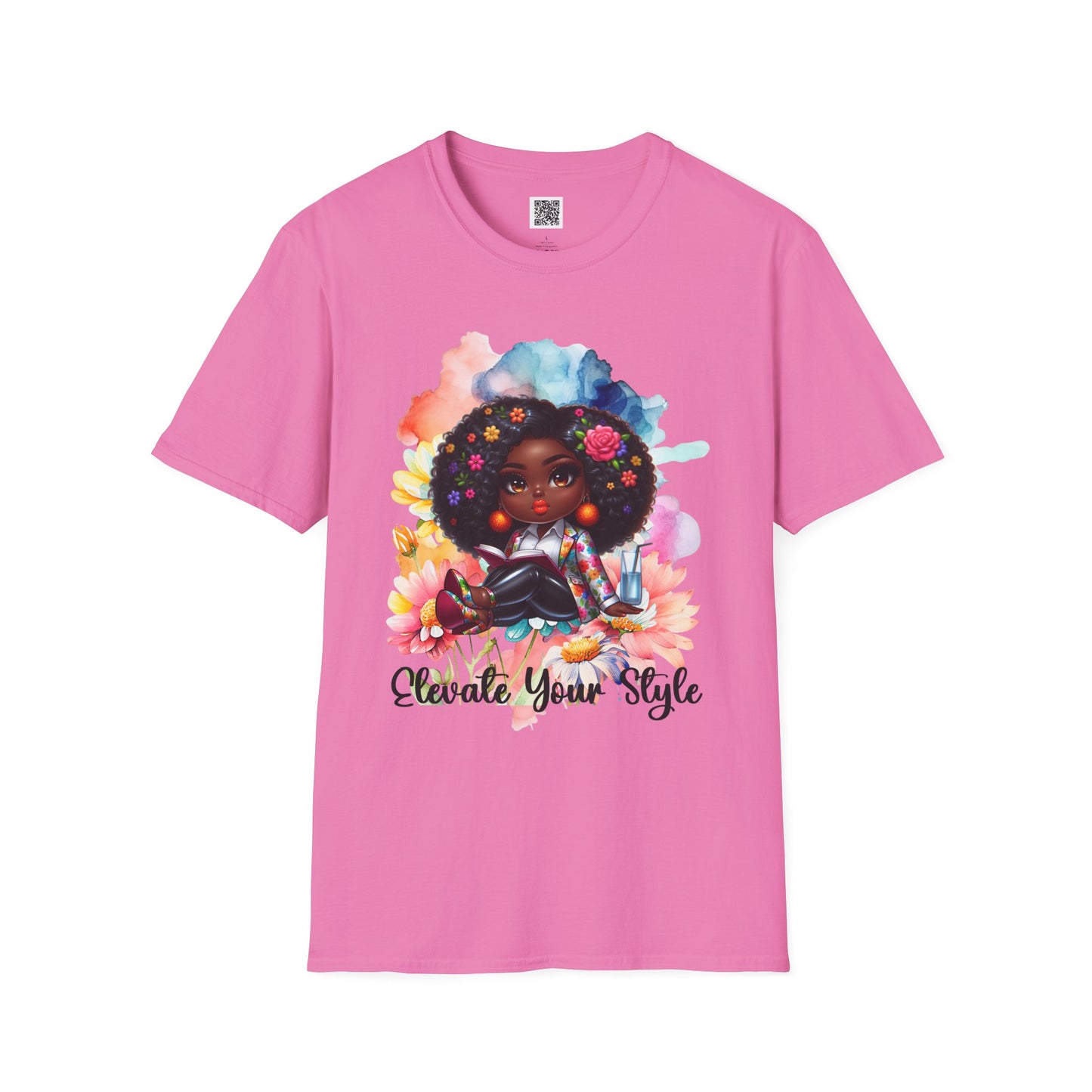 Elevate Your Style | Unisex Softstyle T-Shirt - Colorful Afrocentric Art Tee