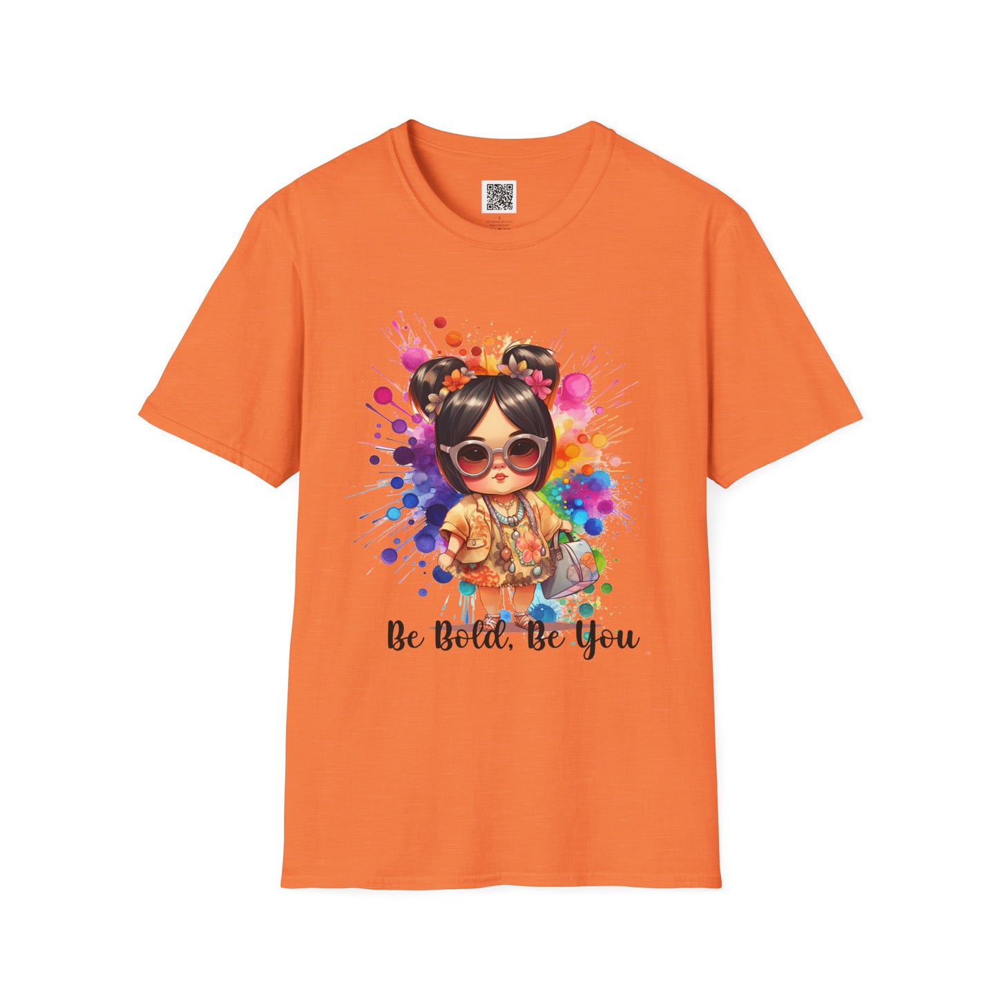 Be Bold, Be You | Unisex Softstyle T-Shirt - Colorful Graphic Tee for Self-Expression
