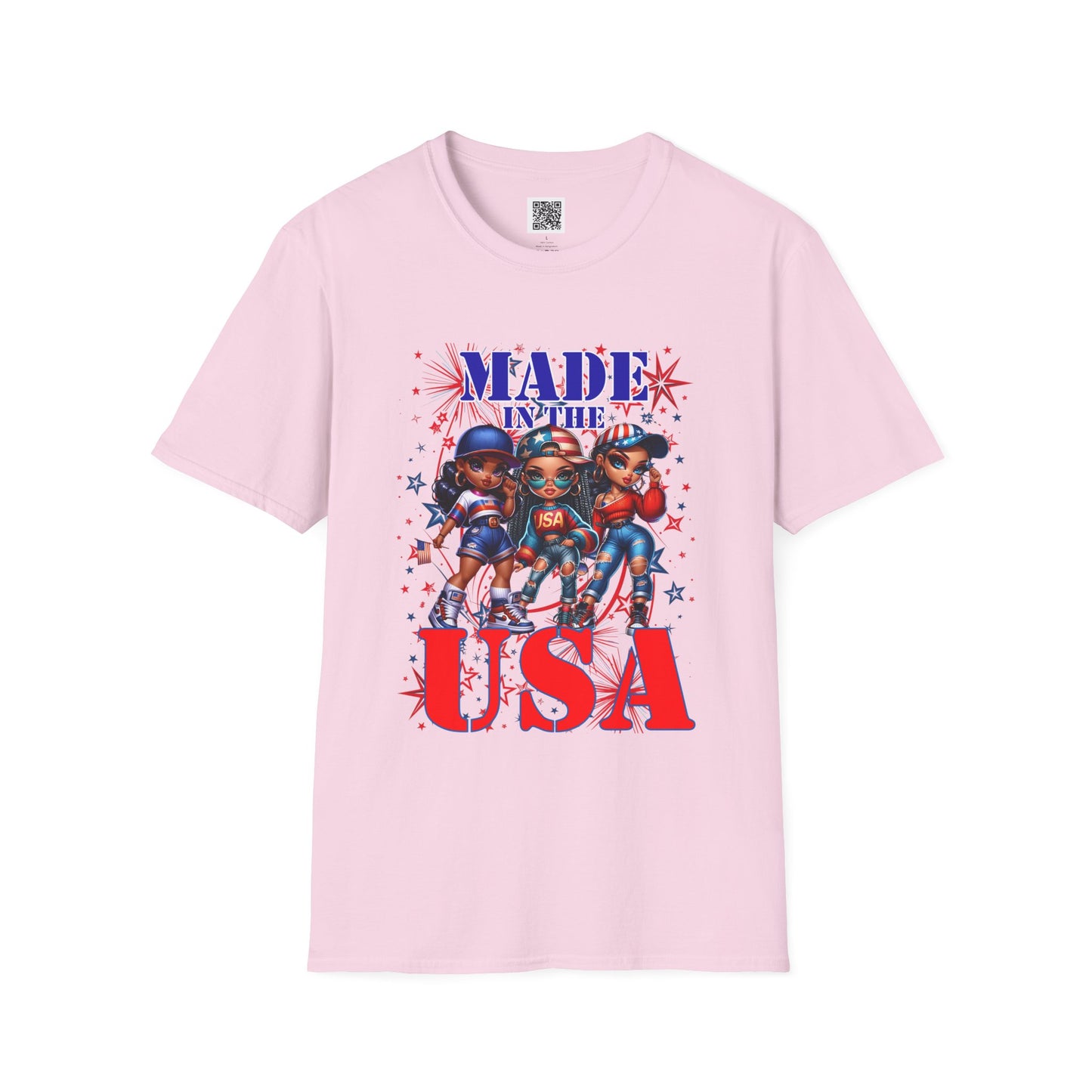 Patriotic Made in the USA | Unisex Softstyle T-Shirt