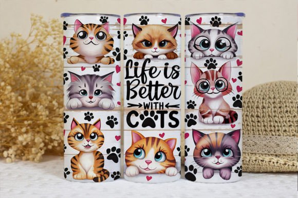 Life Is Better With Cats Tumbler