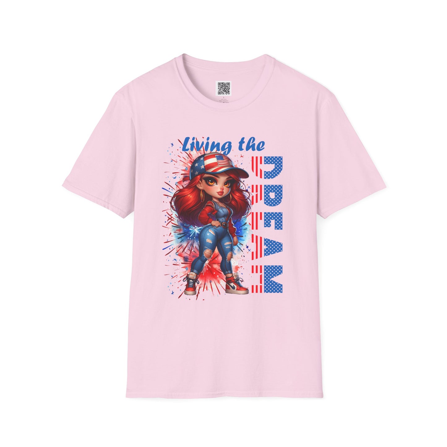 Living the Dream | Unisex Softstyle T-Shirt - Inspirational Graphic Tee