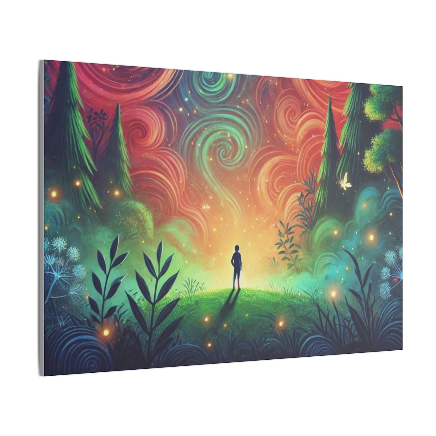 Whimsical Nature Giclée Print Canvas - Dreamlike Forest Art for Home Decor