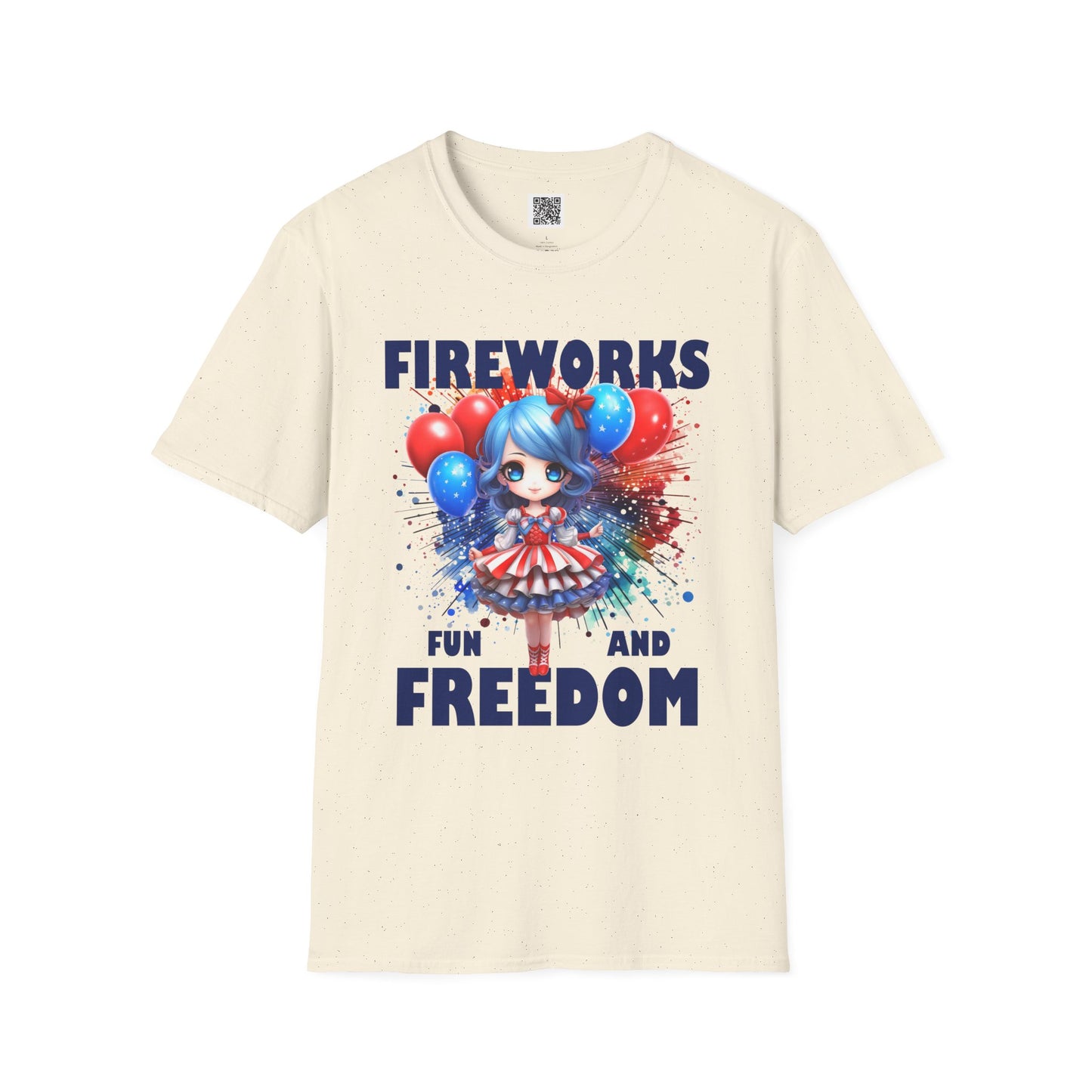 Fireworks Fun and Freedom | Unisex Softstyle T-Shirt