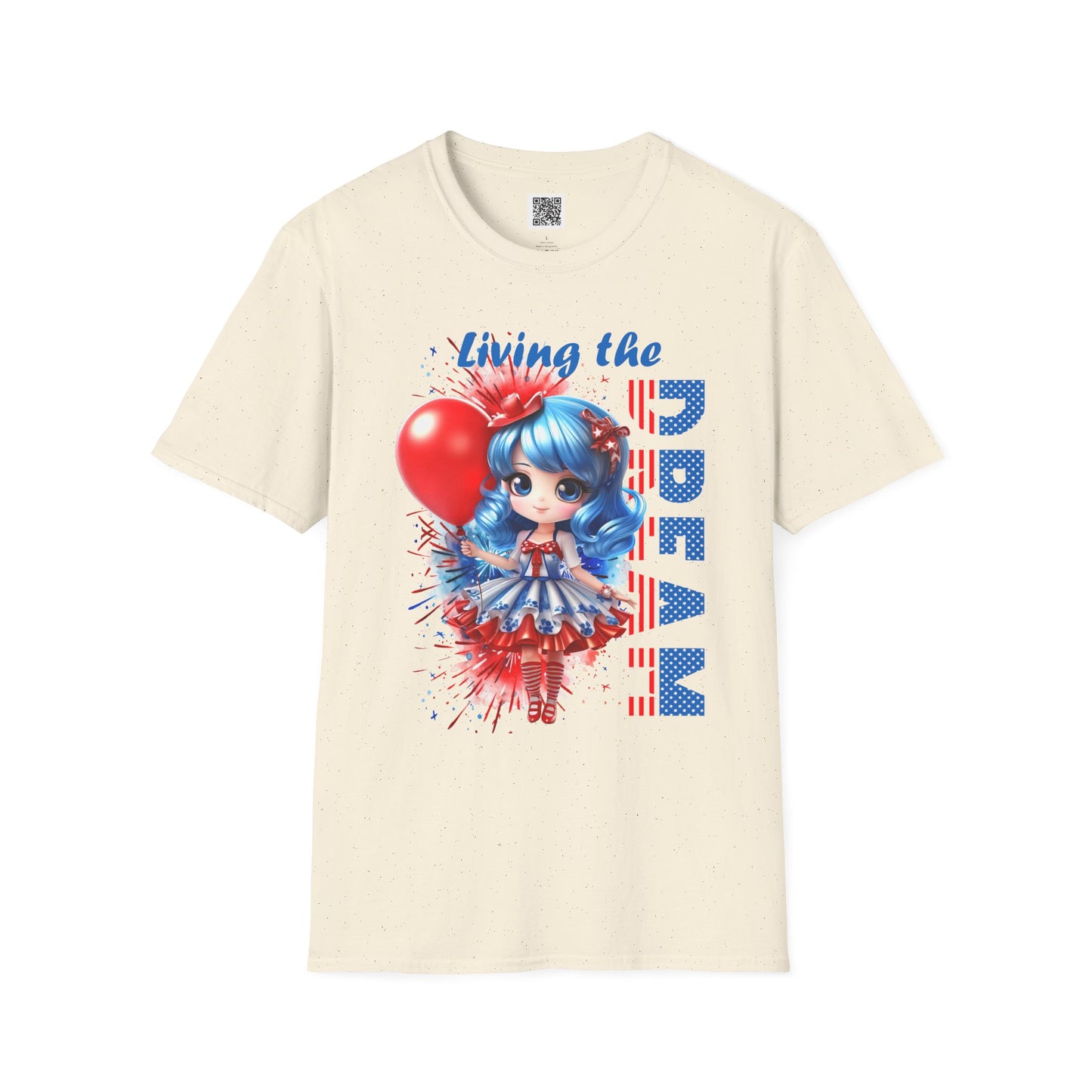 Living the Dream | Unisex Softstyle T-Shirt - Patriotic Celebrations
