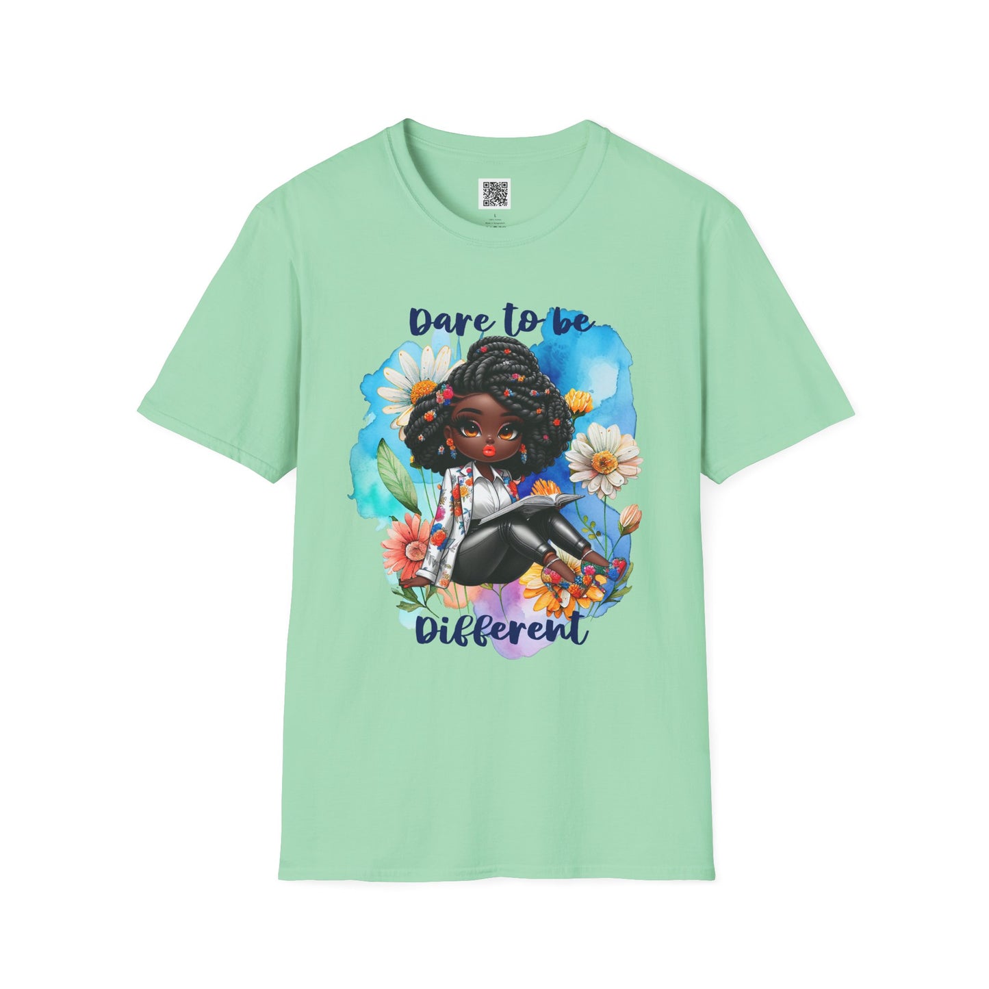 Dare to Be Different | Unisex T-Shirt - Softstyle Floral Design