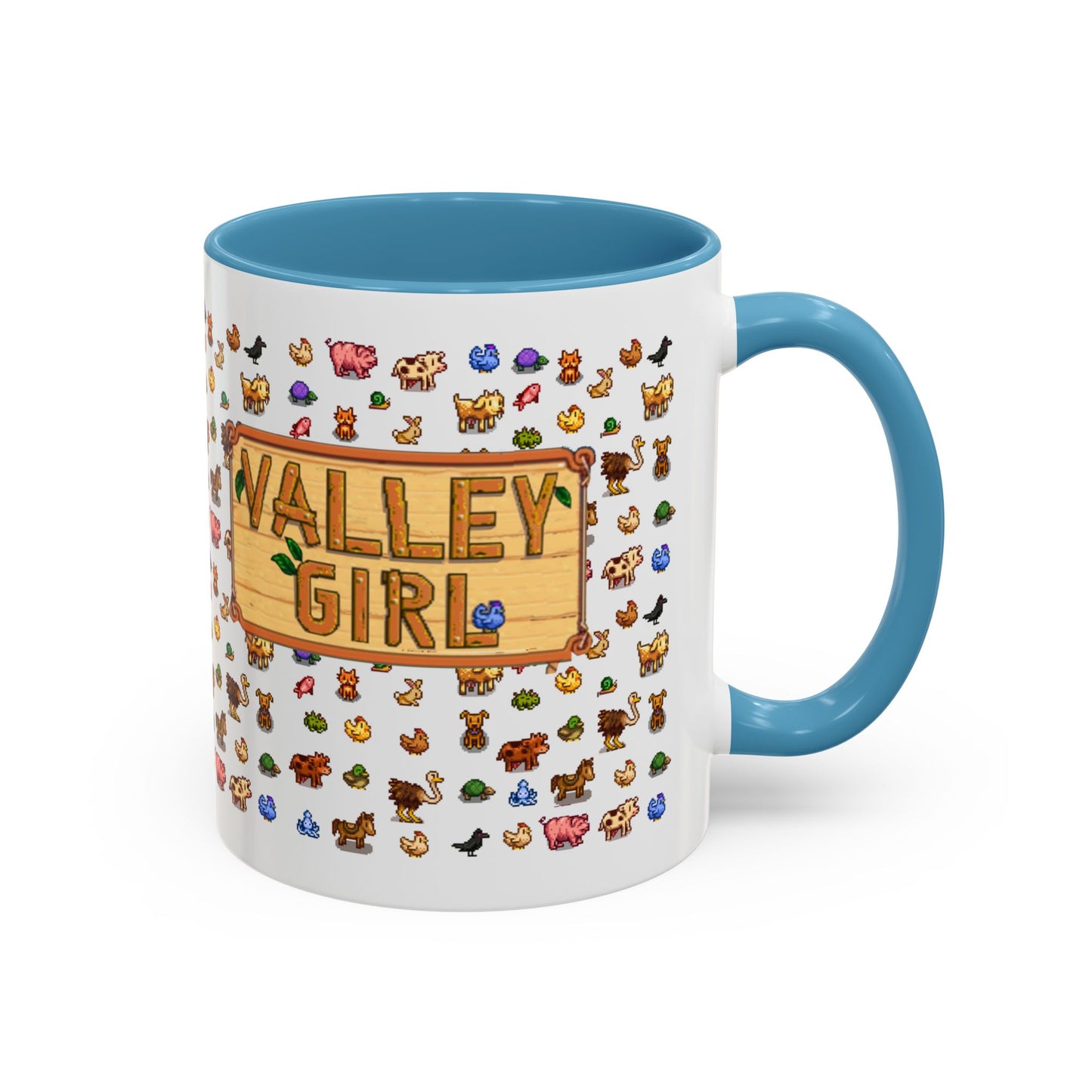 Whimsical Animal Accent Coffee Mug, Cute Gift for Animal Lovers, Fun Home Decor, Cozy Beverage Companion, Valley Girl Inspired