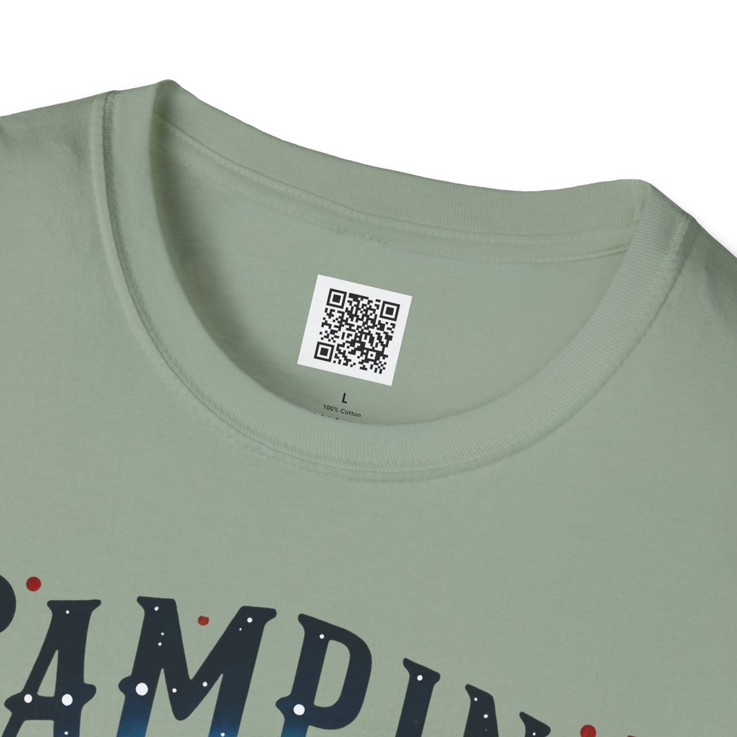 Camping is My Therapy Unisex Softstyle T-Shirt - Perfect for Outdoor Enthusiasts and Nature Lovers