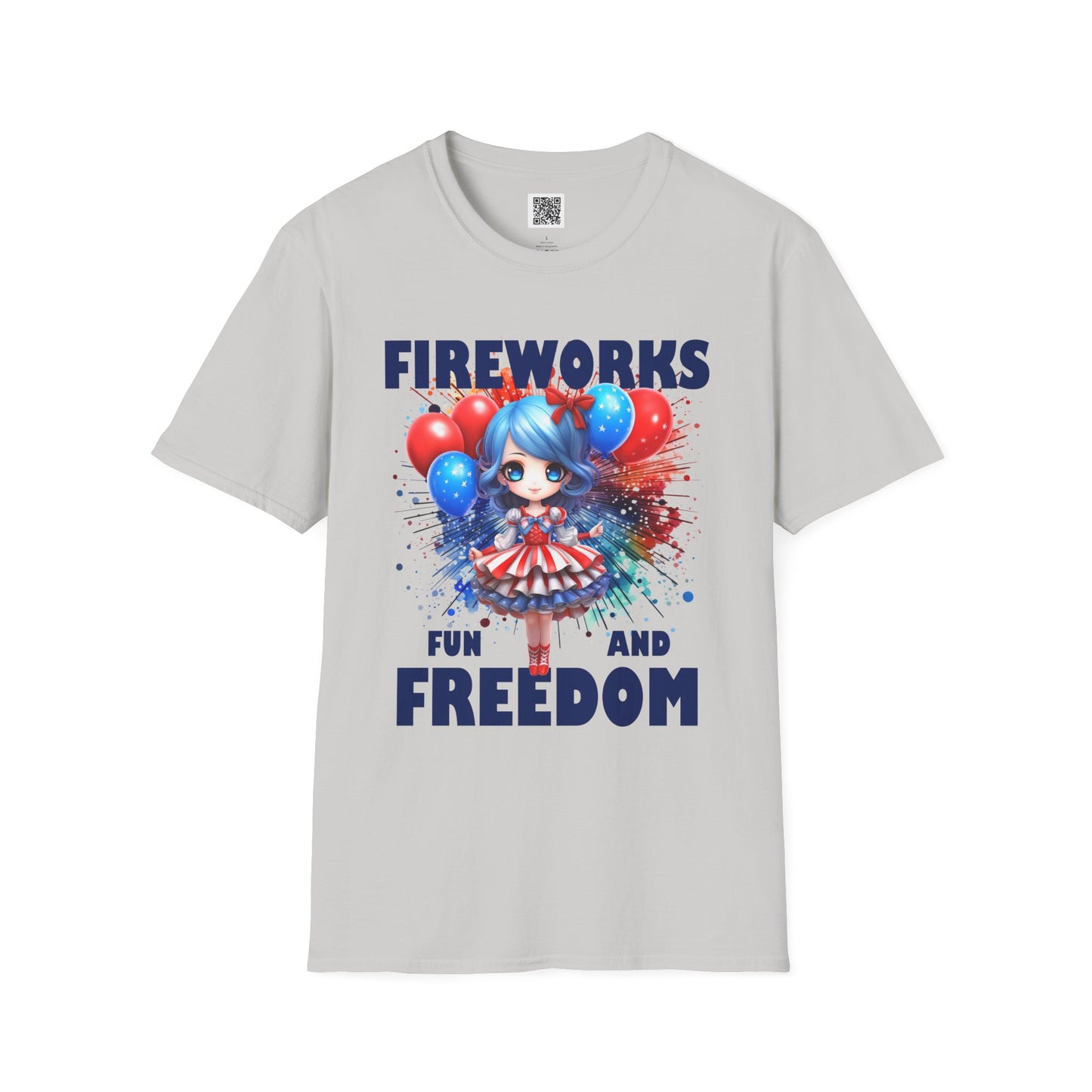 Fireworks Fun and Freedom | Unisex Softstyle T-Shirt