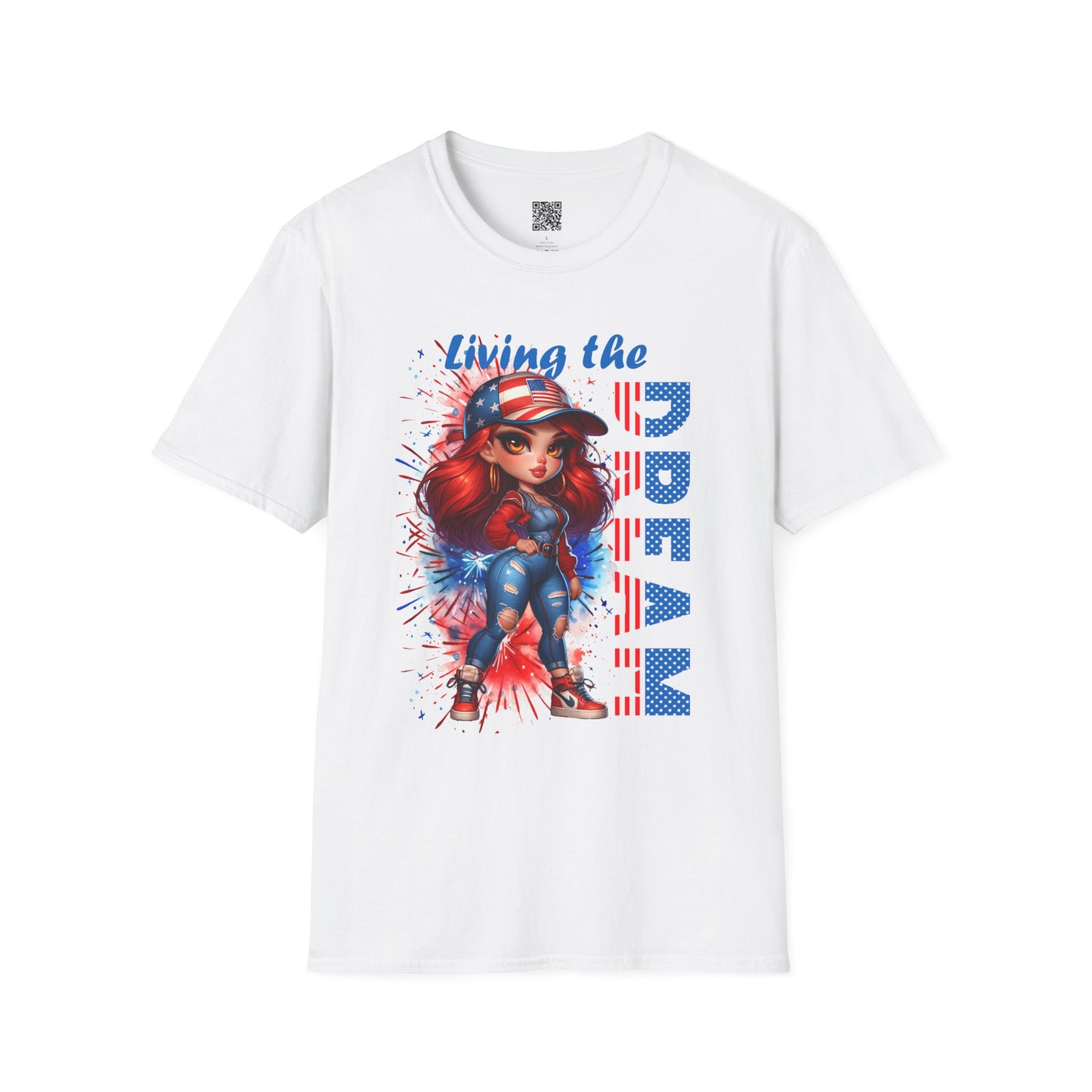 Living the Dream | Unisex Softstyle T-Shirt - Inspirational Graphic Tee