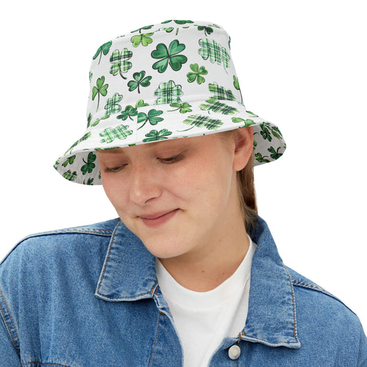 St. Patrick's Day Clover Bucket Hat - Perfect for Celebrations & Outdoor Fun