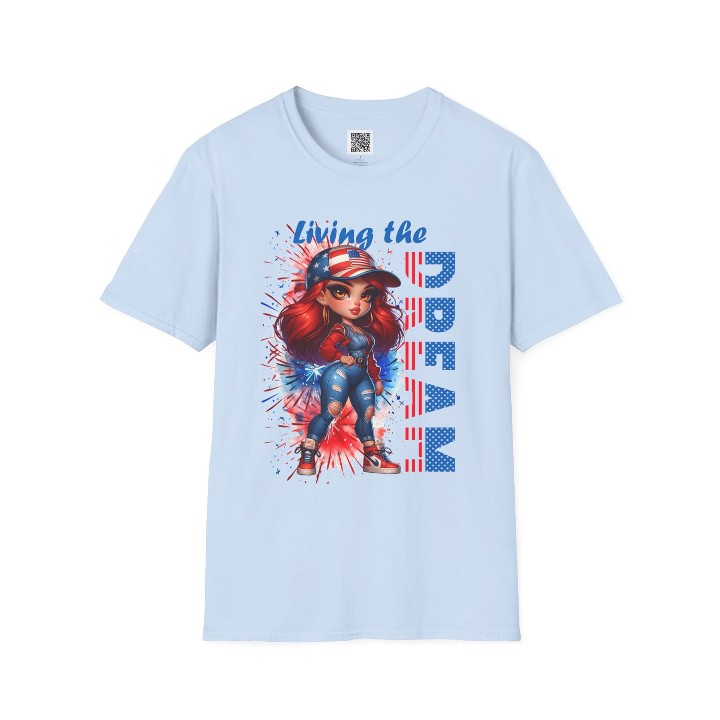 Living the Dream | Unisex Softstyle T-Shirt - Inspirational Graphic Tee