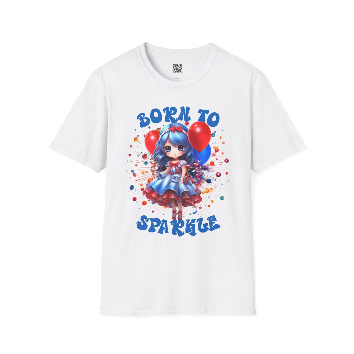 Born to Sparkle | Unisex Softstyle T-Shirt - Fun & Playful Design