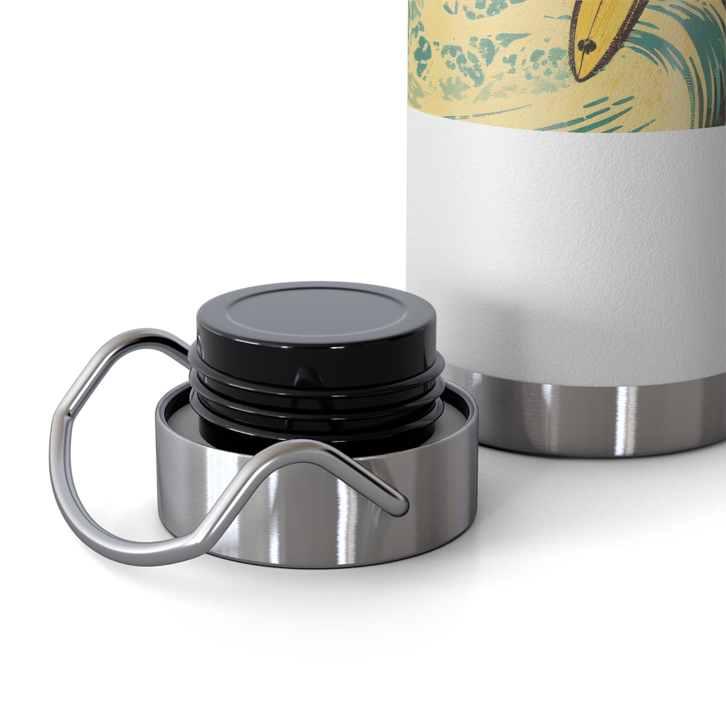 Surfing Adventure Copper Insulated Bottle - 22oz | Eco-Friendly Water Bottle