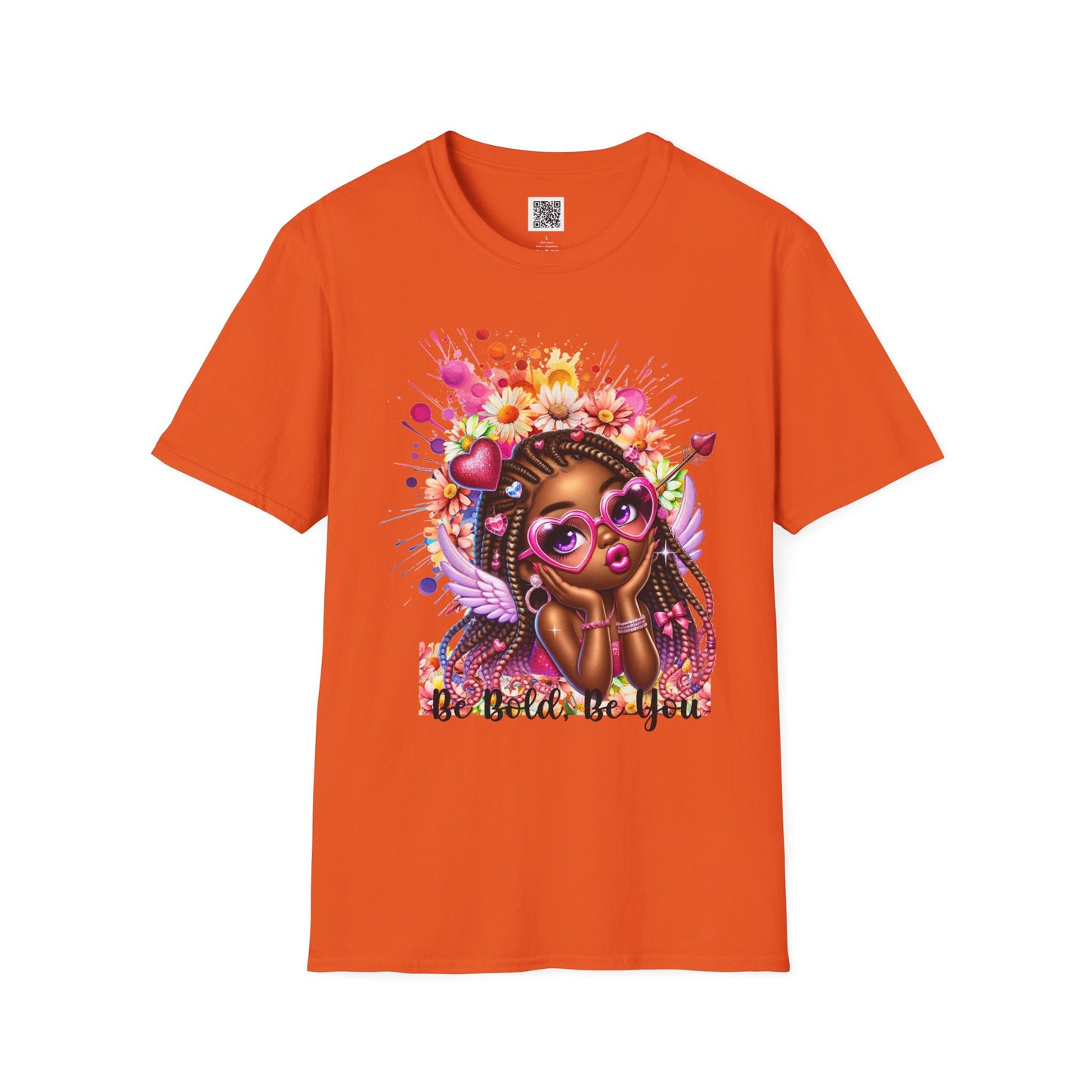 Be Bold & Beautiful | Unisex Softstyle T-Shirt - Vibrant Graphic Tee for Self-Expression