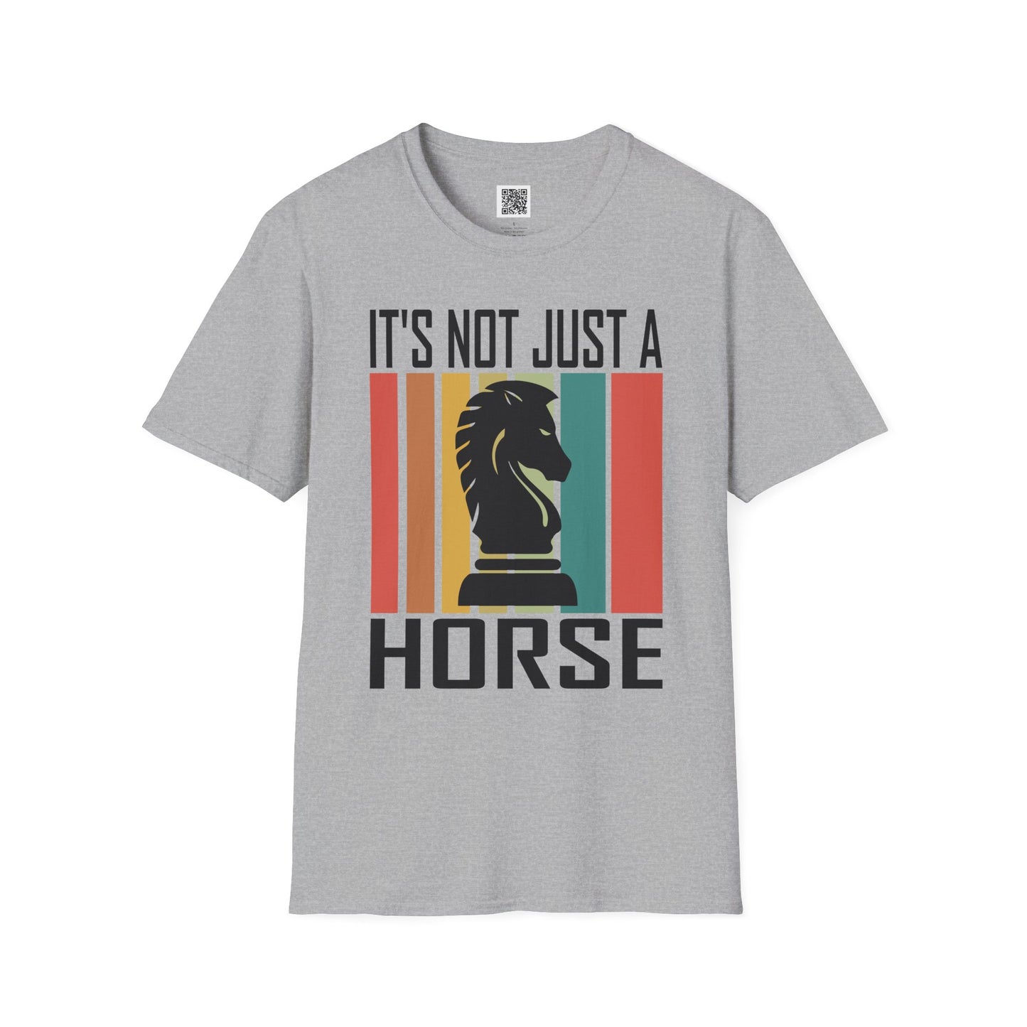 "It's Not Just a Horse" Chess Design - Unisex Softstyle T-Shirt