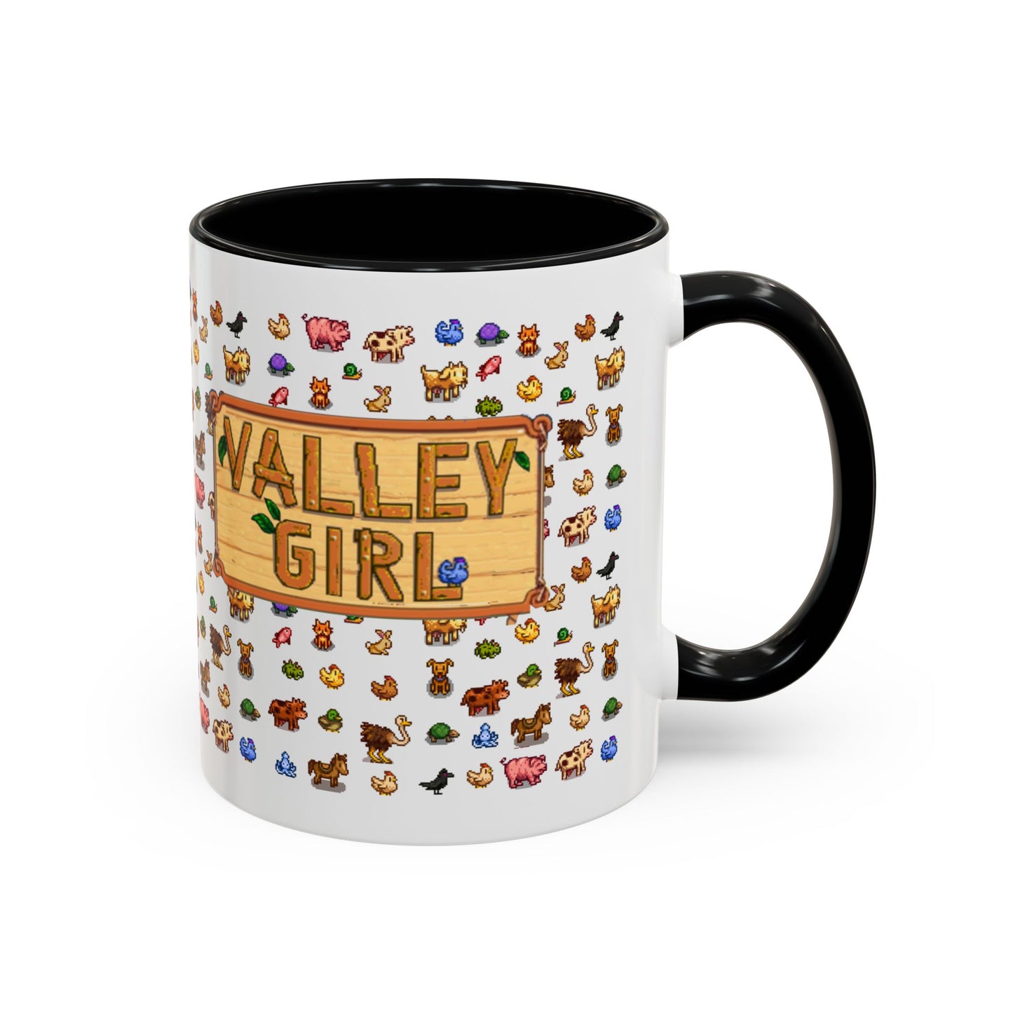 Whimsical Animal Accent Coffee Mug, Cute Gift for Animal Lovers, Fun Home Decor, Cozy Beverage Companion, Valley Girl Inspired