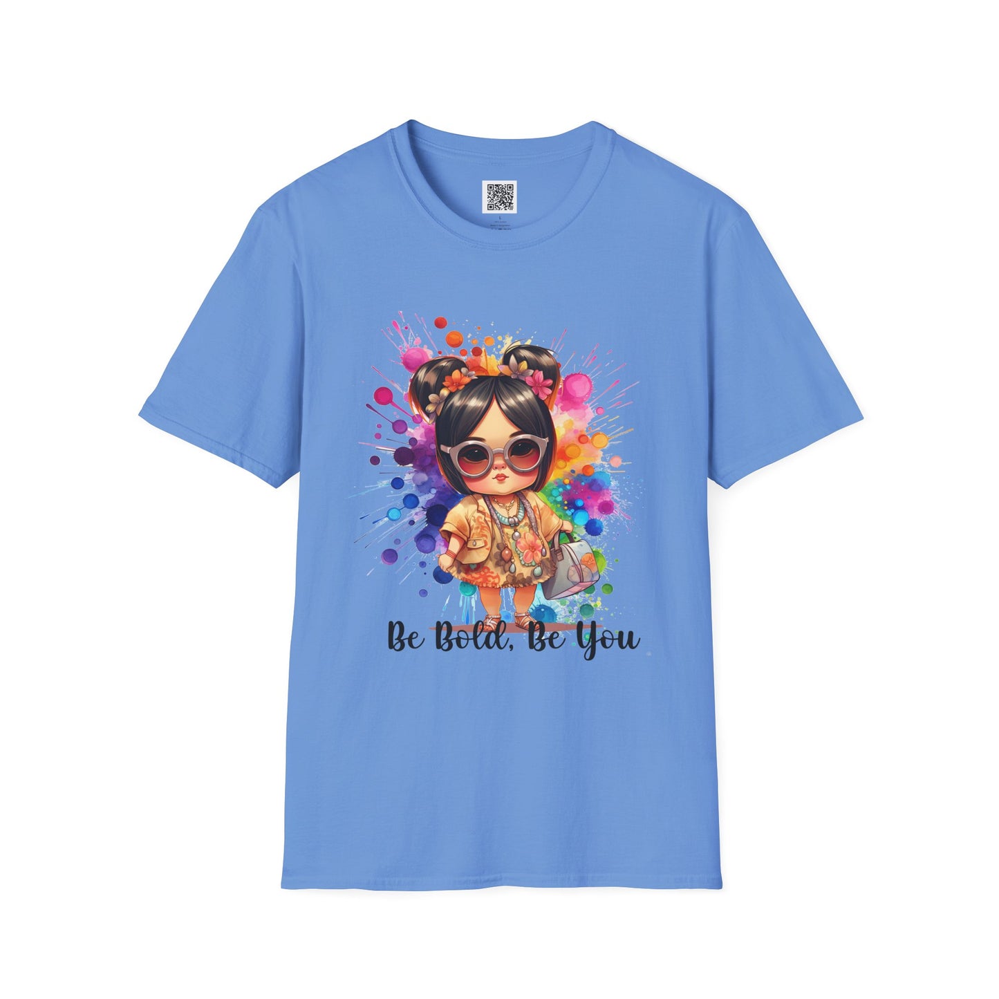 Be Bold, Be You | Unisex Softstyle T-Shirt - Colorful Graphic Tee for Self-Expression