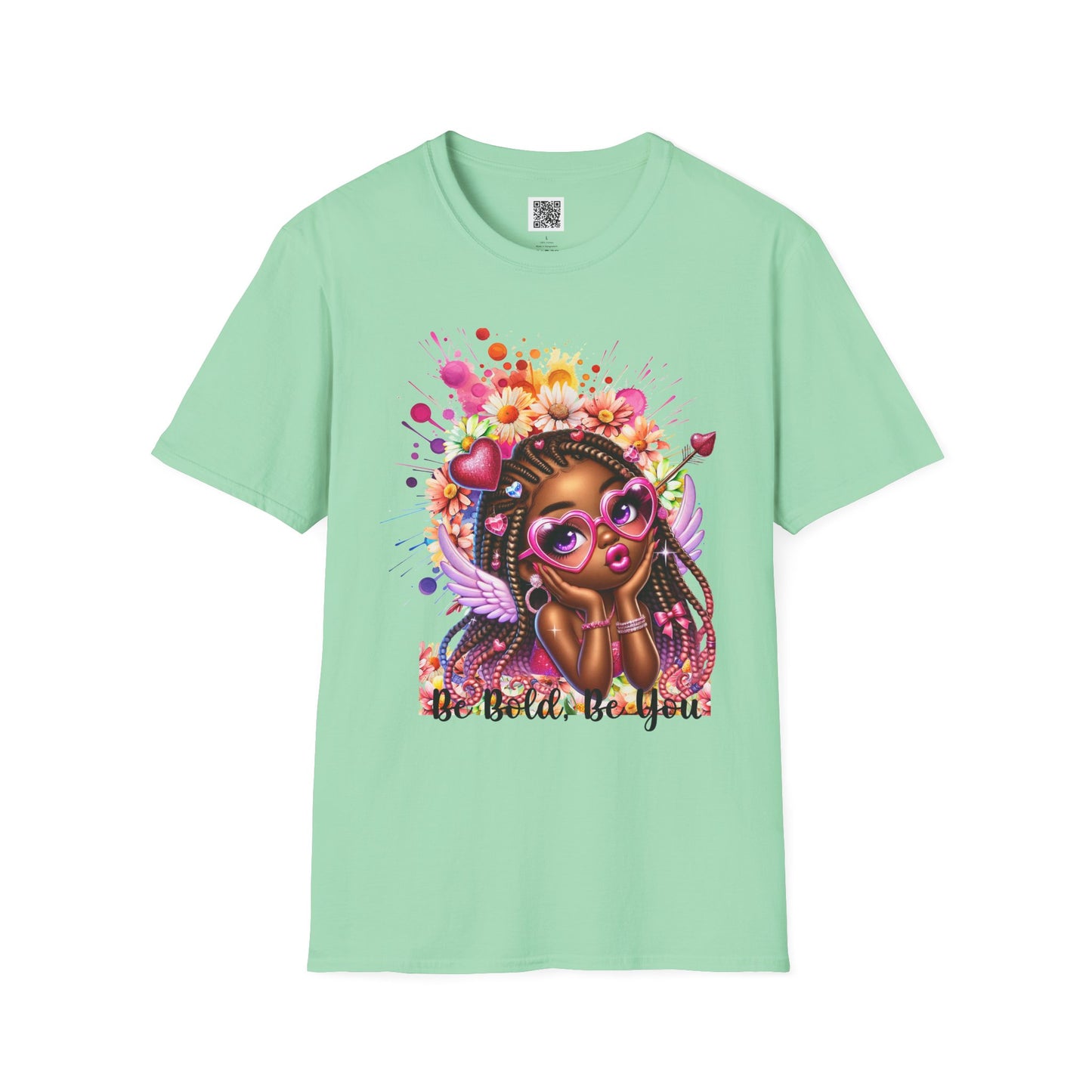 Be Bold & Beautiful | Unisex Softstyle T-Shirt - Vibrant Graphic Tee for Self-Expression