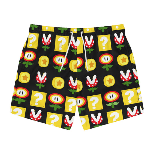 Fun Video Game Themed Swim Trunks - Perfect for Beach Days and Pool Parties