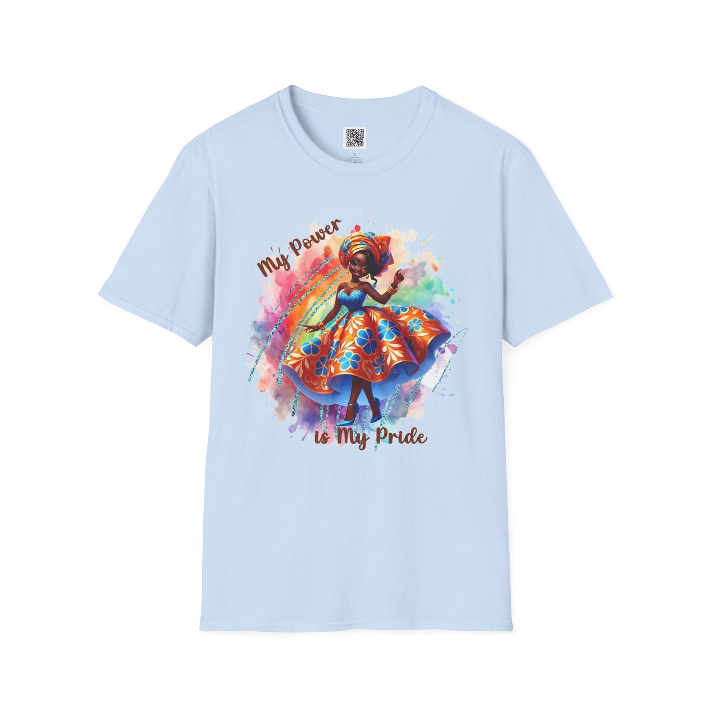 My Power is My Pride | Unisex Softstyle T-Shirt - Celebrate Culture and Strength