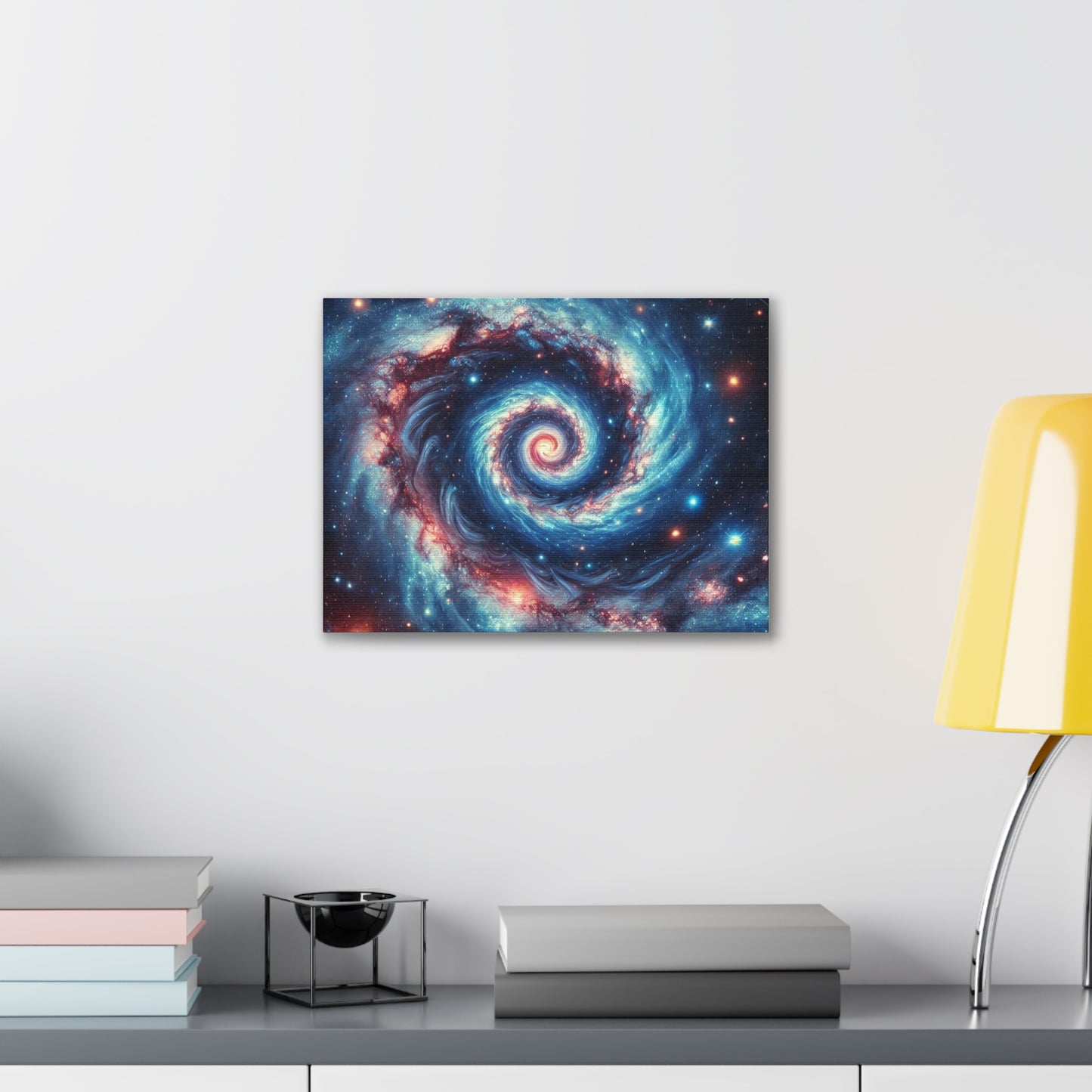 Cosmic Swirl Canvas Art - Galaxy Wall Decor for Space Lovers