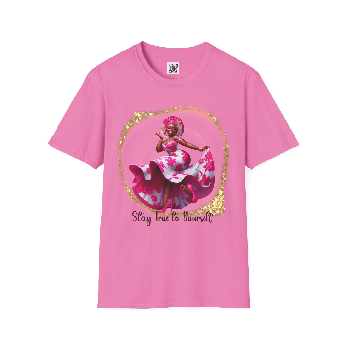 Stay True to Yourself African Beauty | Unisex Softstyle T-Shirt - Inspirational Fashion Tee