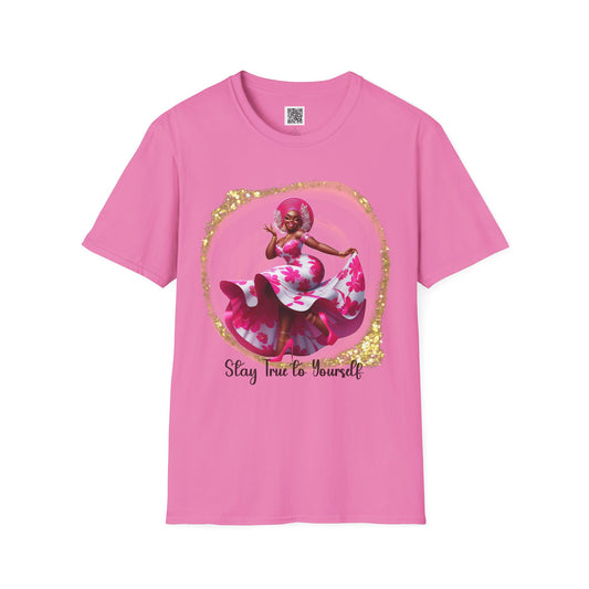 Stay True to Yourself African Beauty | Unisex Softstyle T-Shirt - Inspirational Fashion Tee
